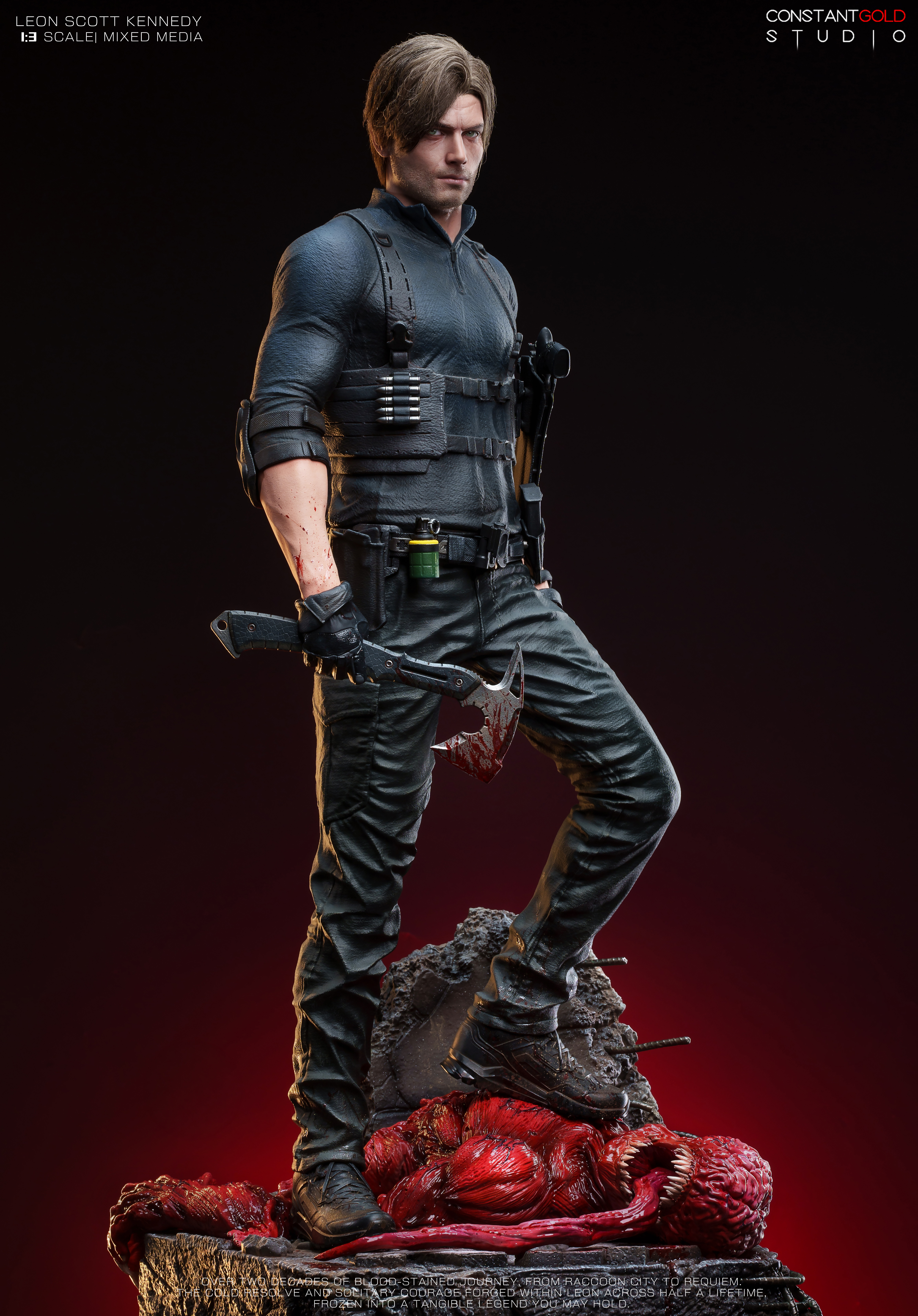 【Pre-sale】1/3 Scale Leon S Kennedy-Resident Evil-ConstantGold Studio
