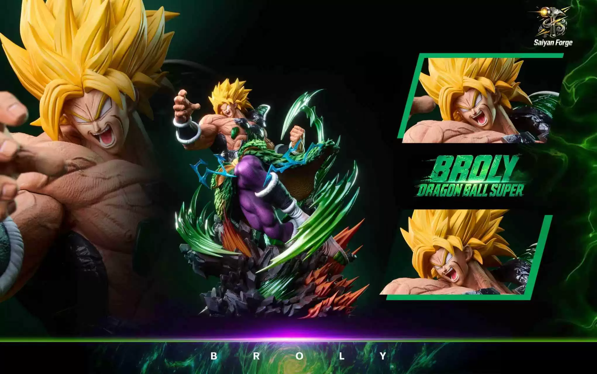【Pre-sale】1/6 Scale Broli VS Son Goku-Dragon Ball-Saiyan Forge Studio