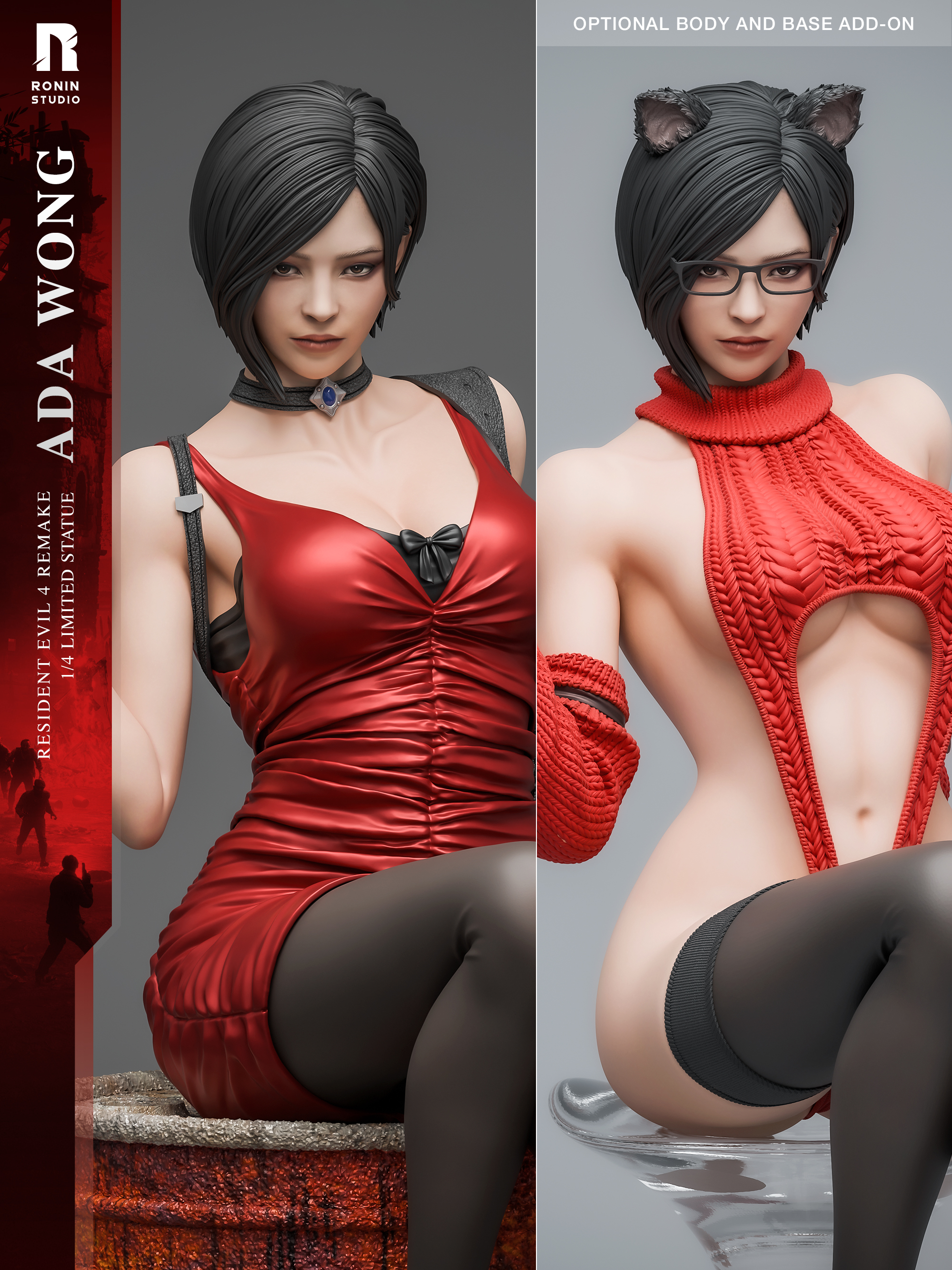 【Pre-sale】1/4 Scale Ada Wong-Resident Evil-Ronin Studio
