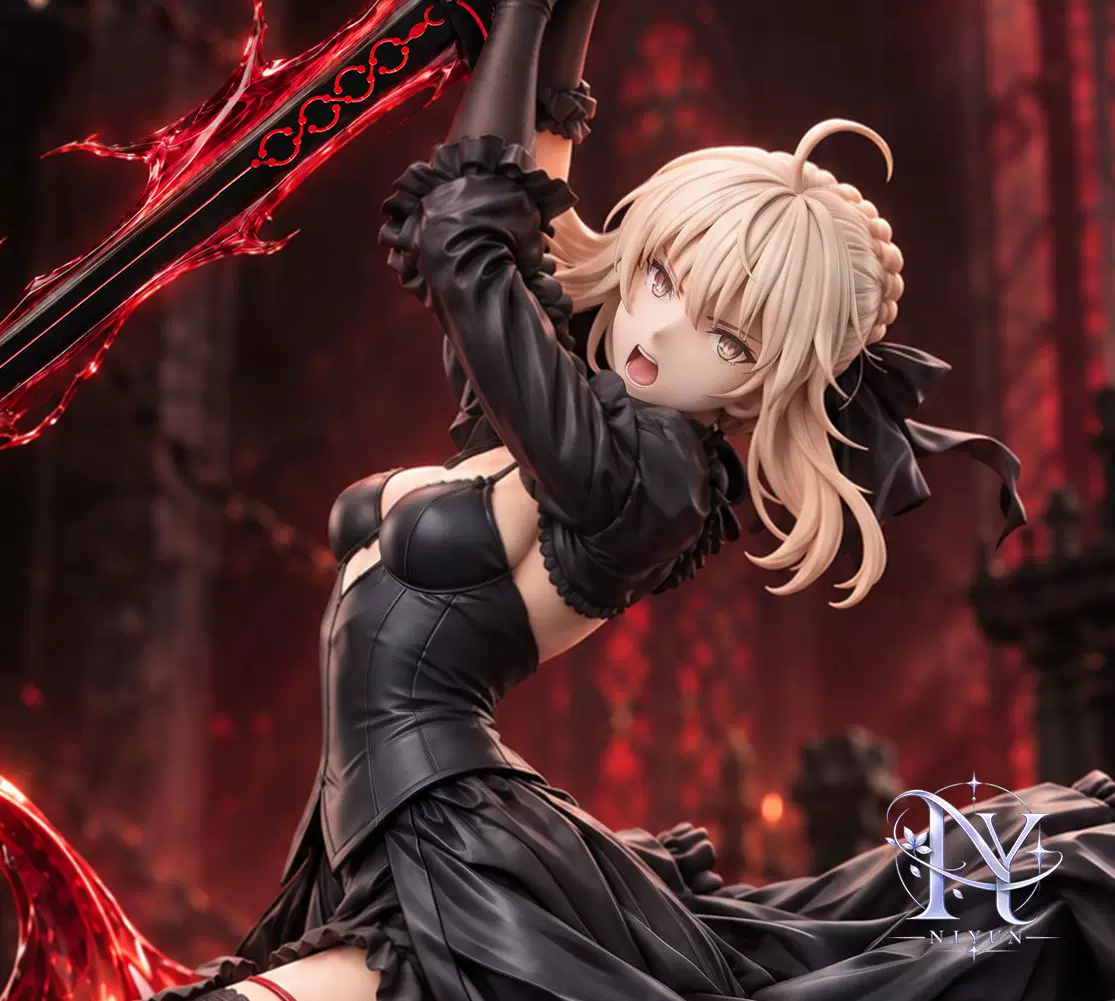【Pre-sale】1/6 Scale Black Saber with LED-Fate/Grand Order-NiYun Studio