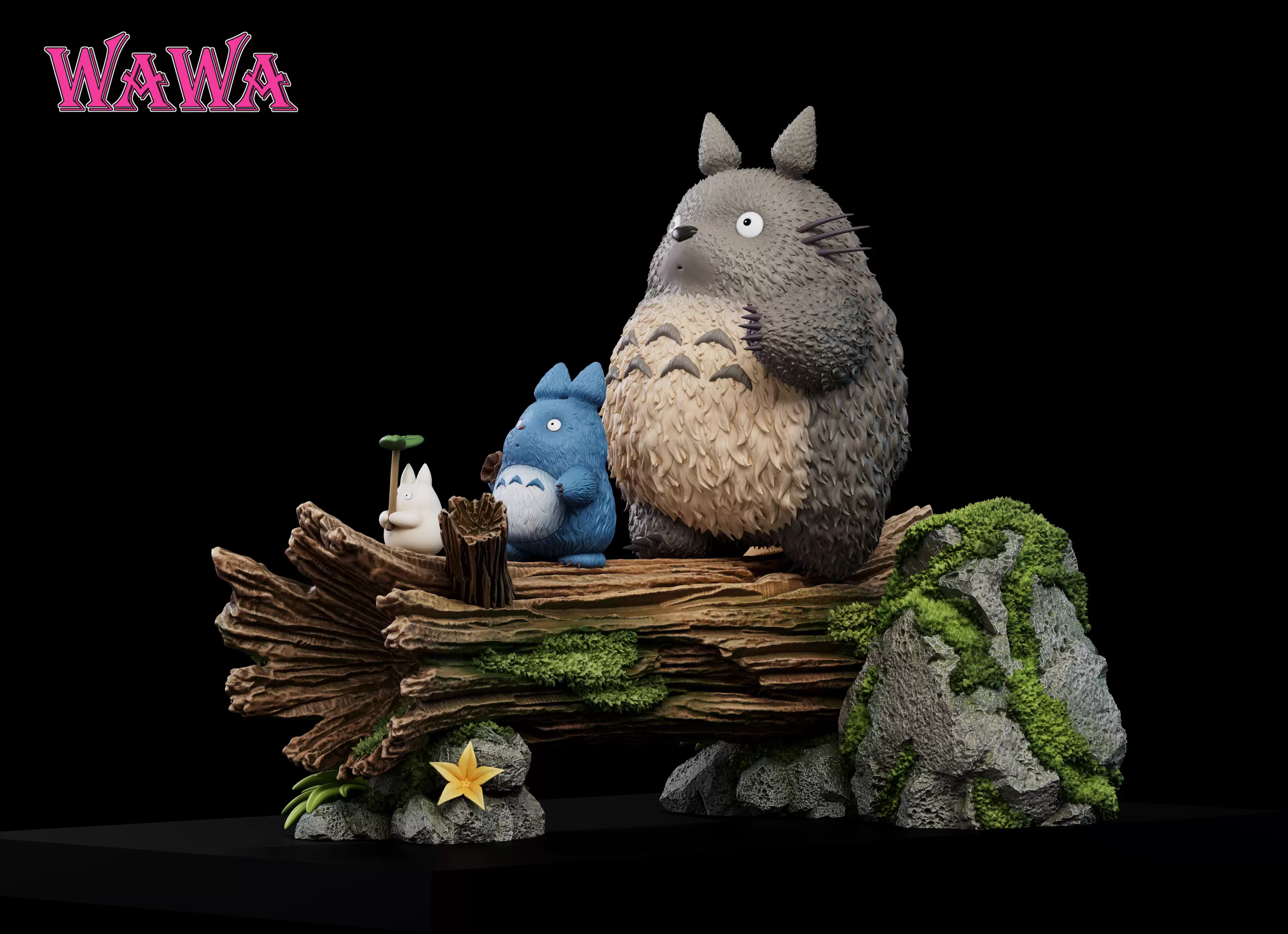 【Pre-sale】Three Totoros-WAWA Studio