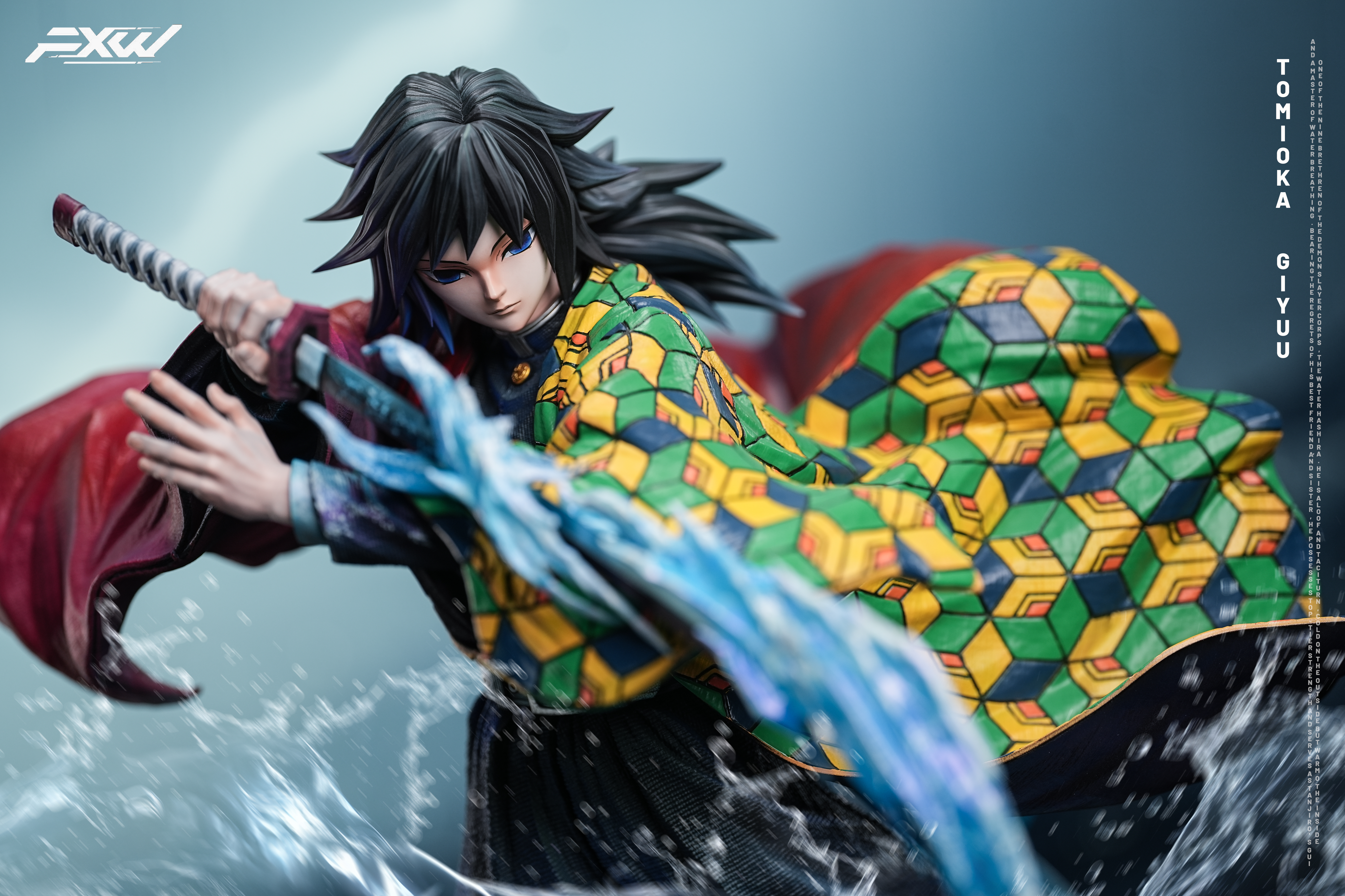 【Sold out】1/6 Scale Tomioka Giyuu with LED-FXW Studio