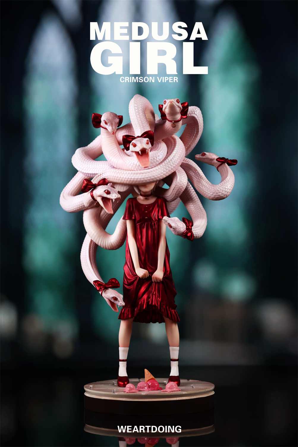【Pre-sale】Medusa Girl-Green Viper and Crimson Viper-WeArtDoing Studio