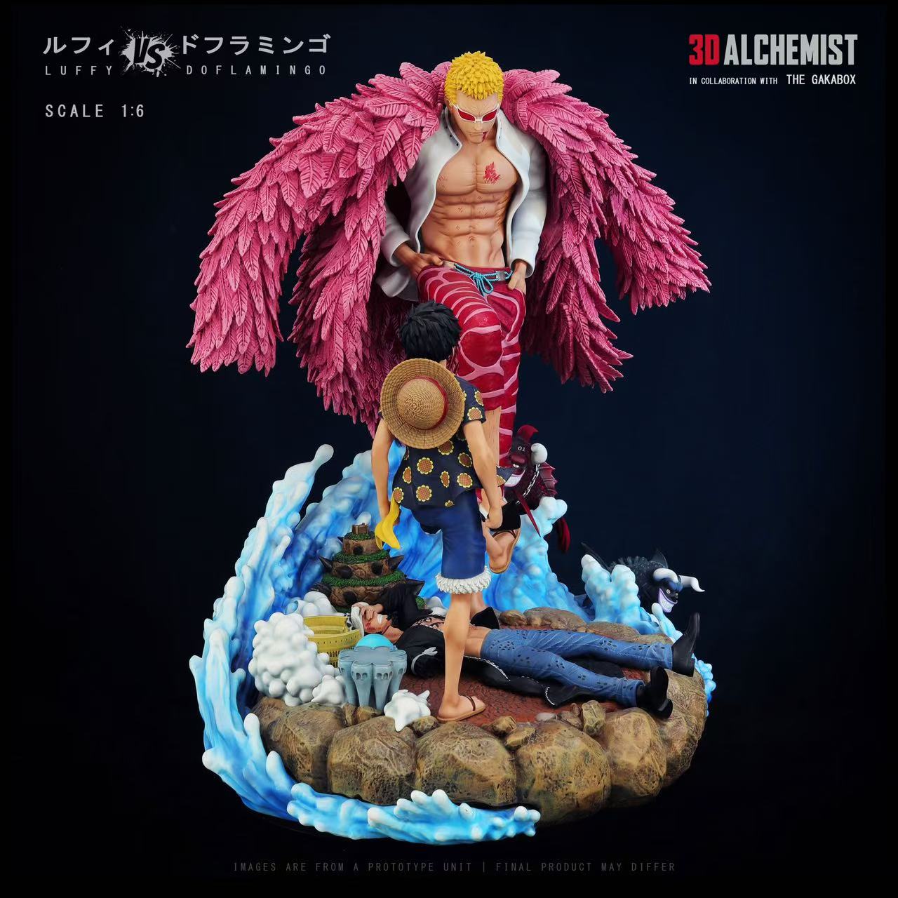 【In stock】1/6 Scale Luffy and Doflamingo-One Piece-3DA Studio