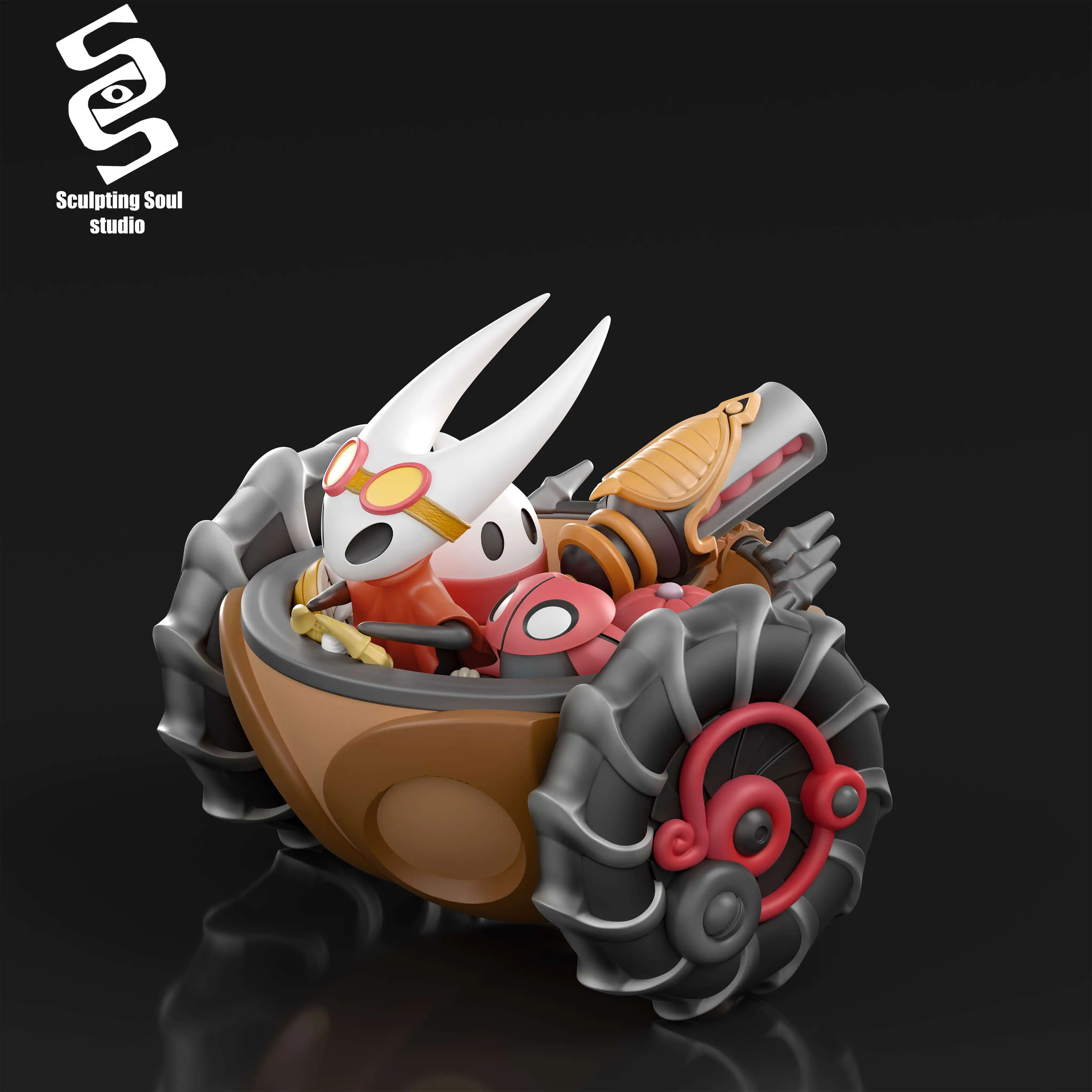 【Pre-sale】What If: Rescuing Pilbloom Silksong Mechanic Hornet-Hollow Knight-Sculpting Soul Studio