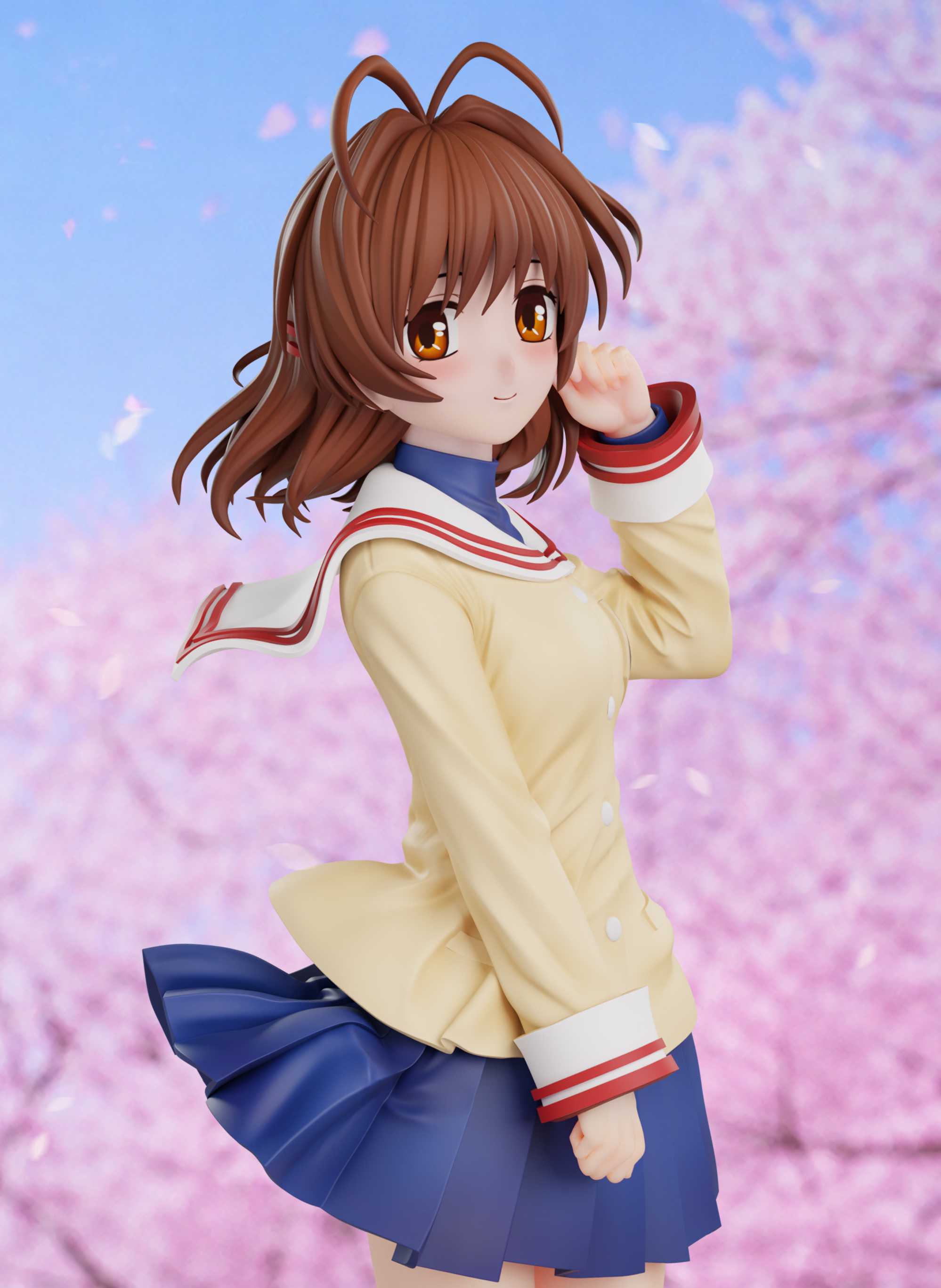 【Pre-sale】1/6 Scale Furukawa Nagisa-CLANNAD-Bust Studio