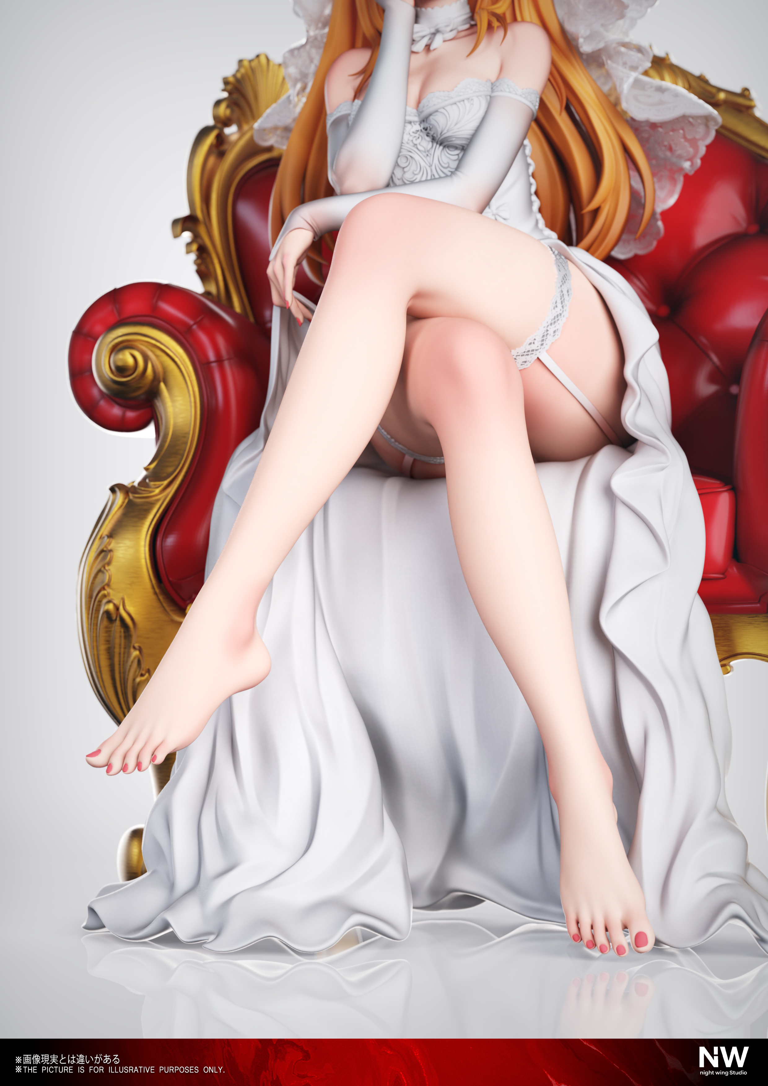【Pre-sale】1/6 and 1/4 Scale Wedding Dress Asuka-EVA-Night Wing Studio