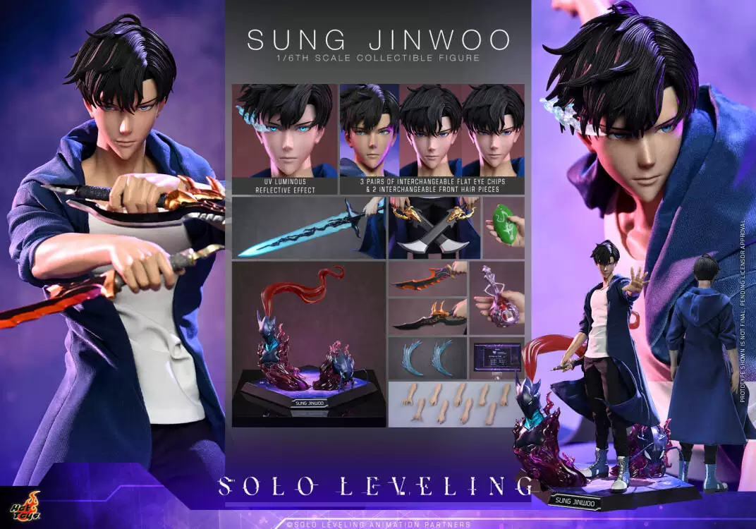 【Pre-sale】Sung Jin Woo Action Figure-Solo Leveling-Hot Toys Studio
