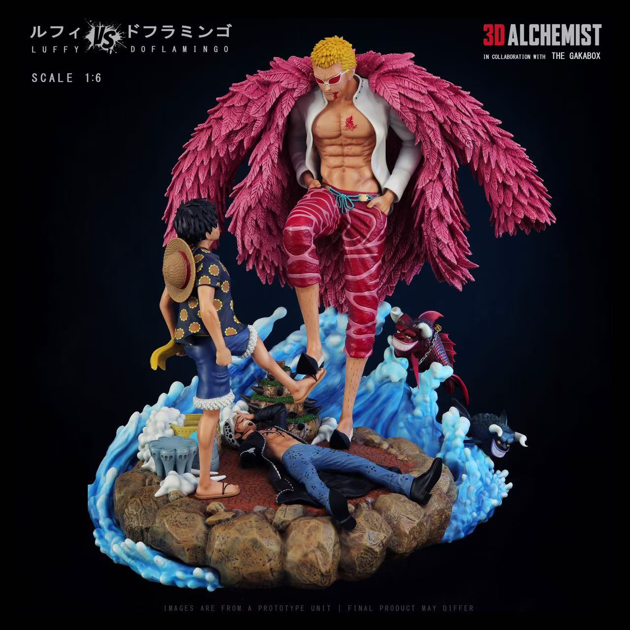 【In stock】1/6 Scale Luffy and Doflamingo-One Piece-3DA Studio