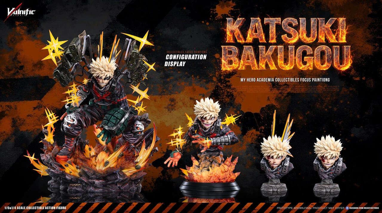 【Pre-sale】1/6 and 1/4 Scale Katsuki Bakugo-My Hero Academia-Vulnific Studio