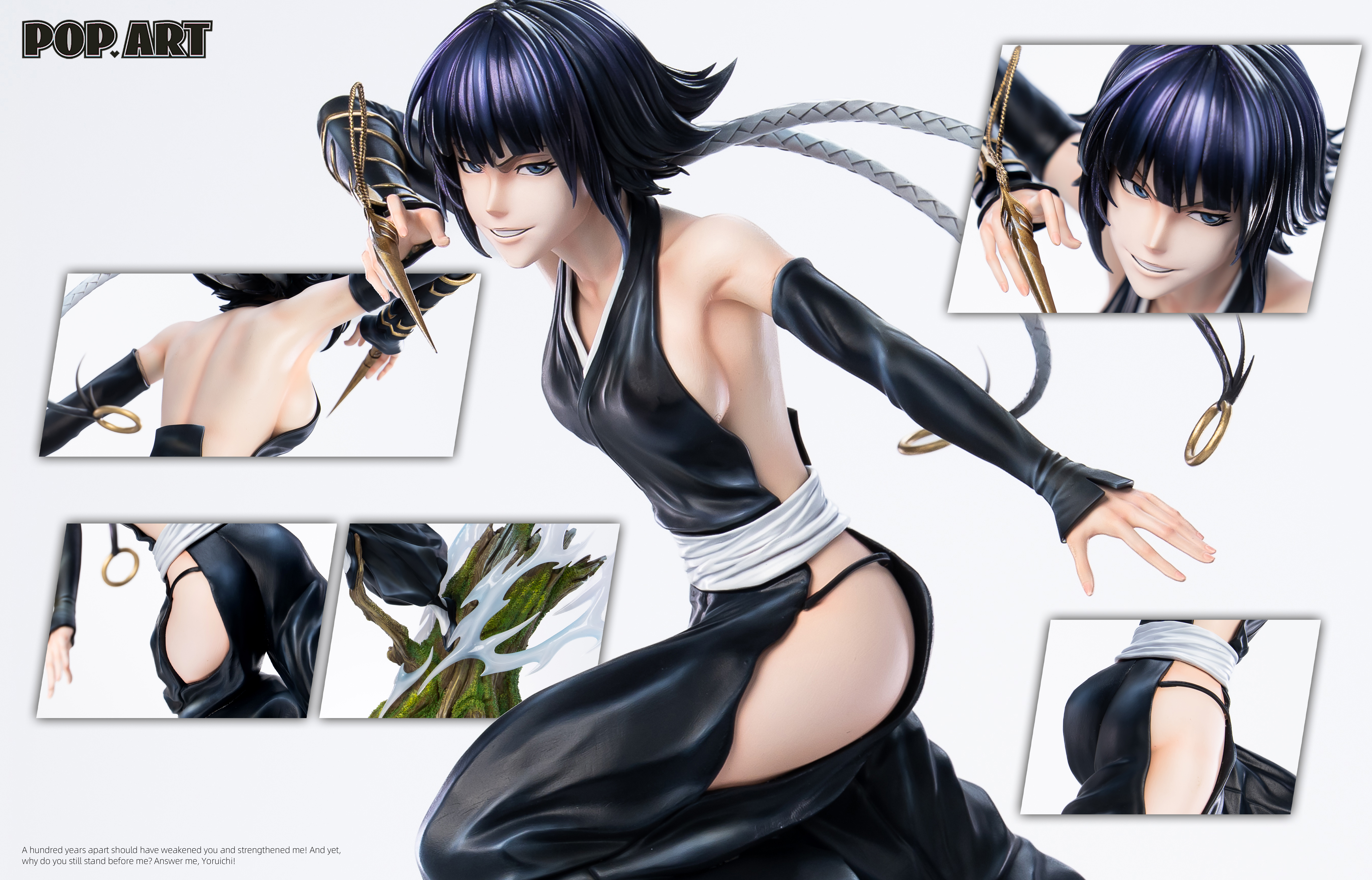 【Pre-sale】1/6 Scale Soi Fon and Shihouin Yoruichi-Bleach-POP.ART Studio