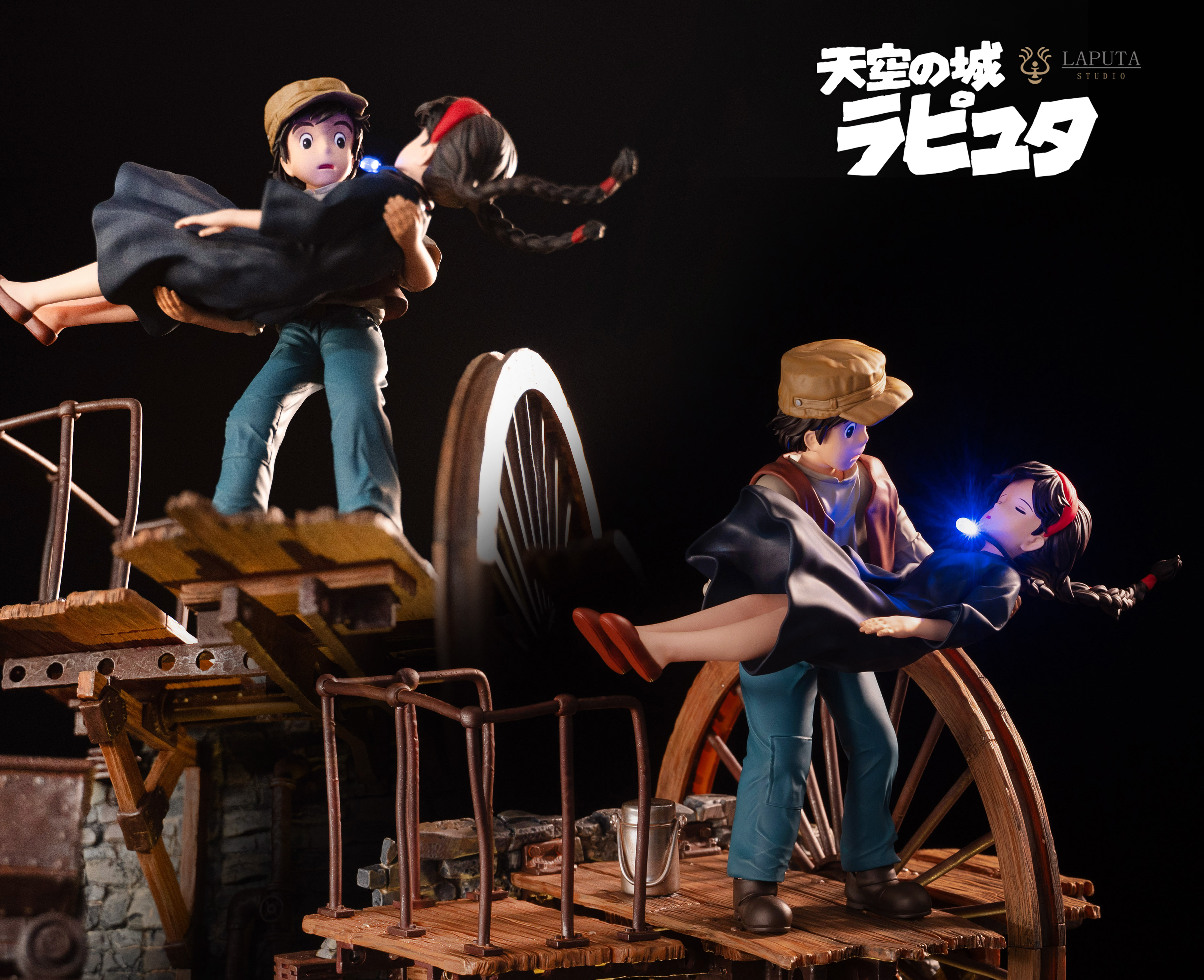 【Pre-sale】Music Box Pazu and Sheeta-Castle in the Sky-LAPUTA Studio