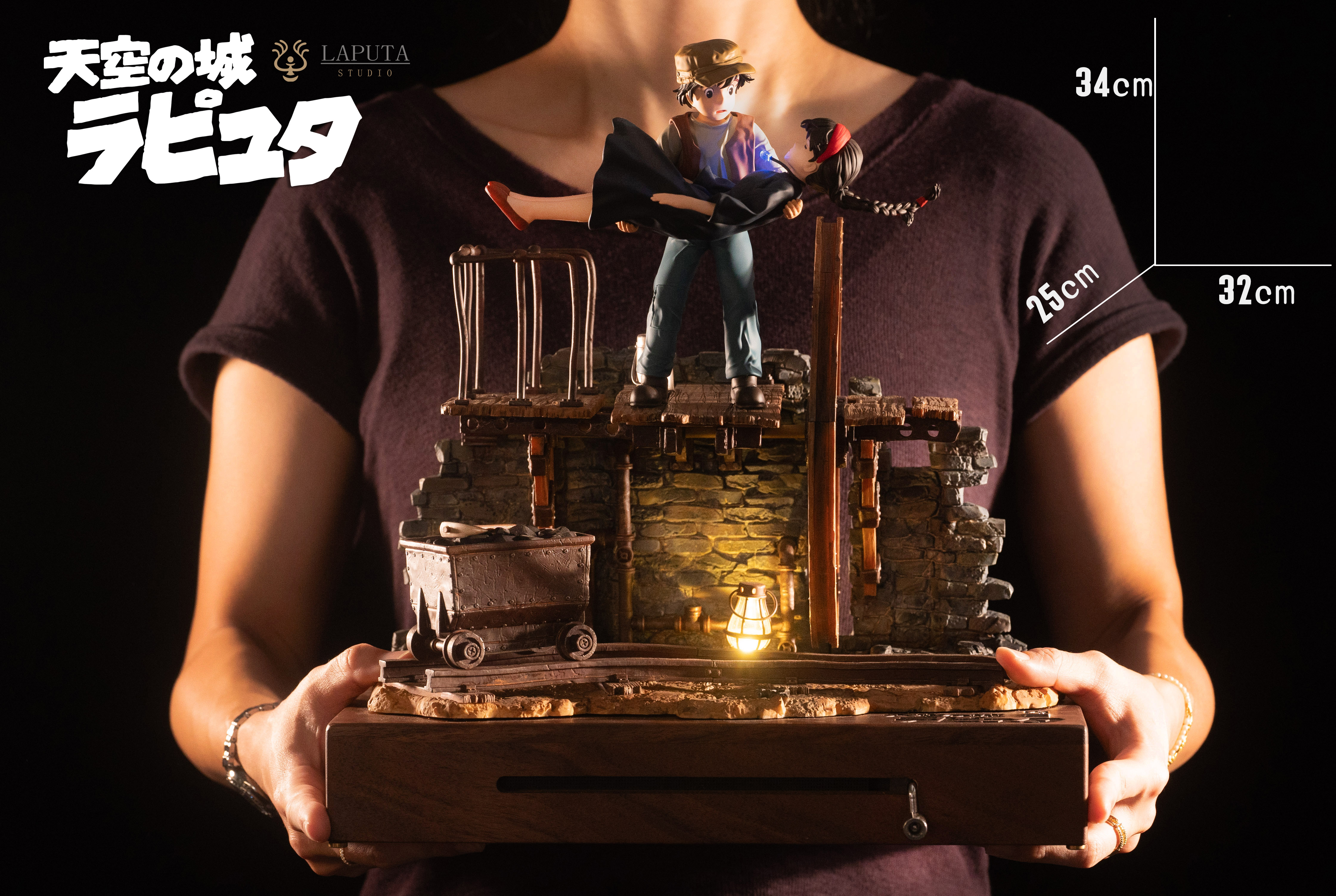 【Pre-sale】Music Box Pazu and Sheeta-Castle in the Sky-LAPUTA Studio