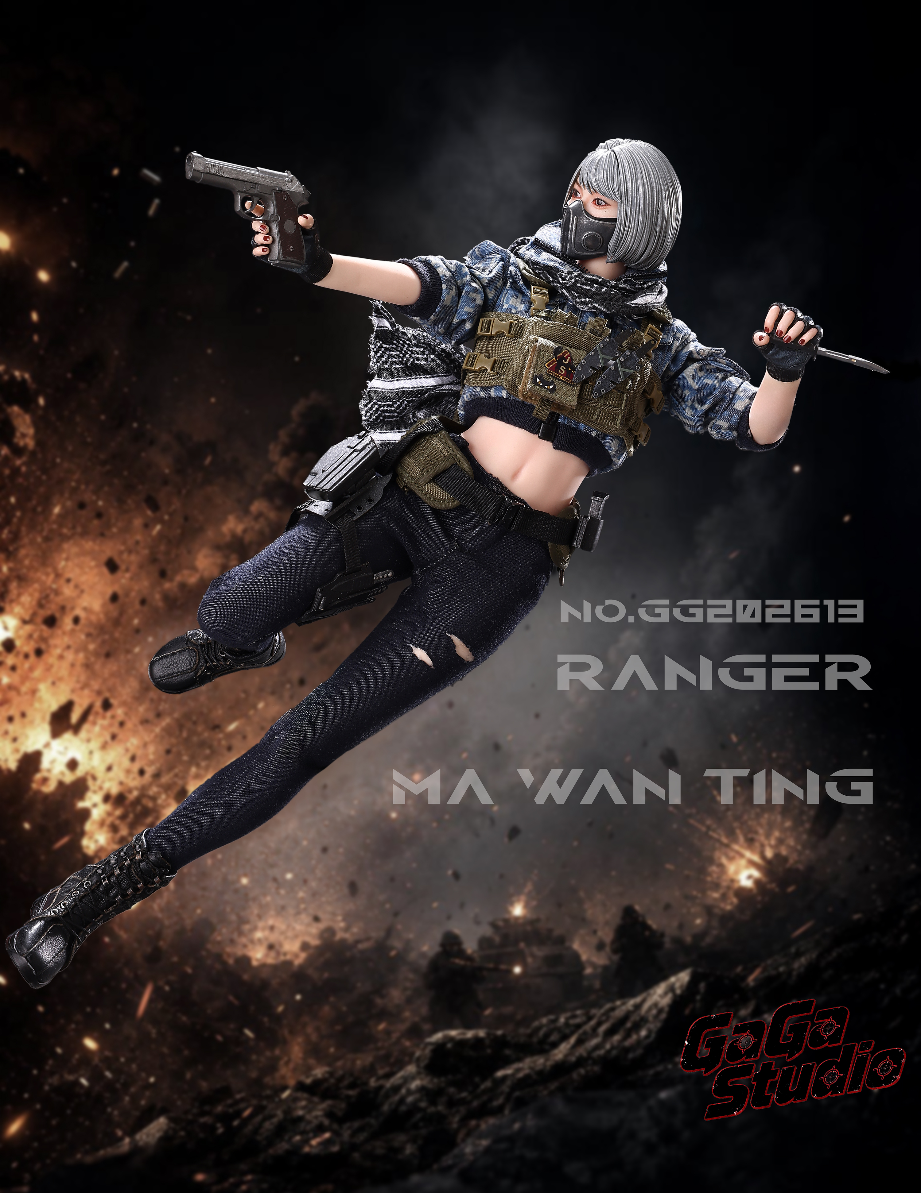 【Pre-sale】1/6 Scale Ranger Ma Wan Ting-GaGa Studio