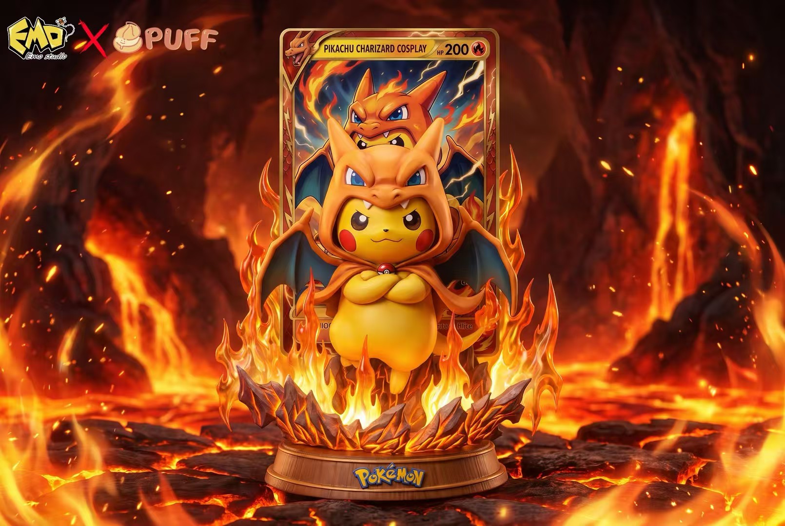 【Pre-sale】003 Charizard Pikachu-Pokemon-Emo X Puff Studio