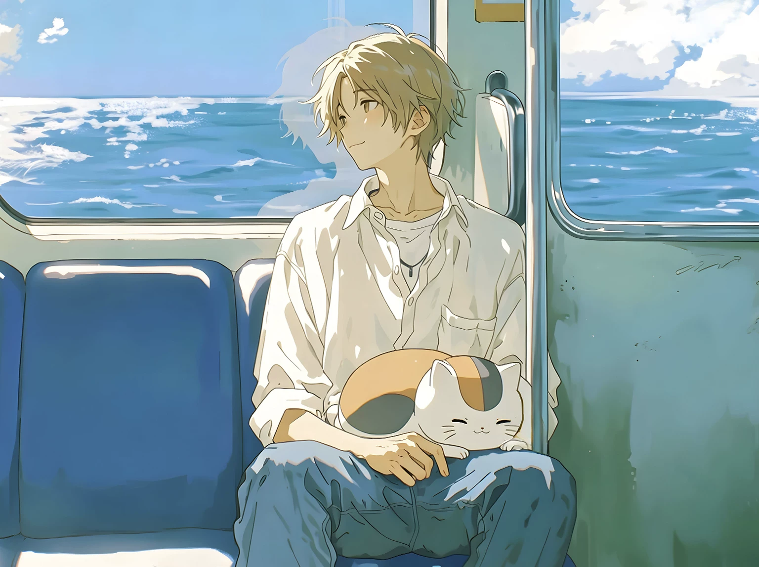 【Pre-sale】Decorative Painting of Train Natsume Takashi‌-Natsume's Book of Friends-H2 Studio