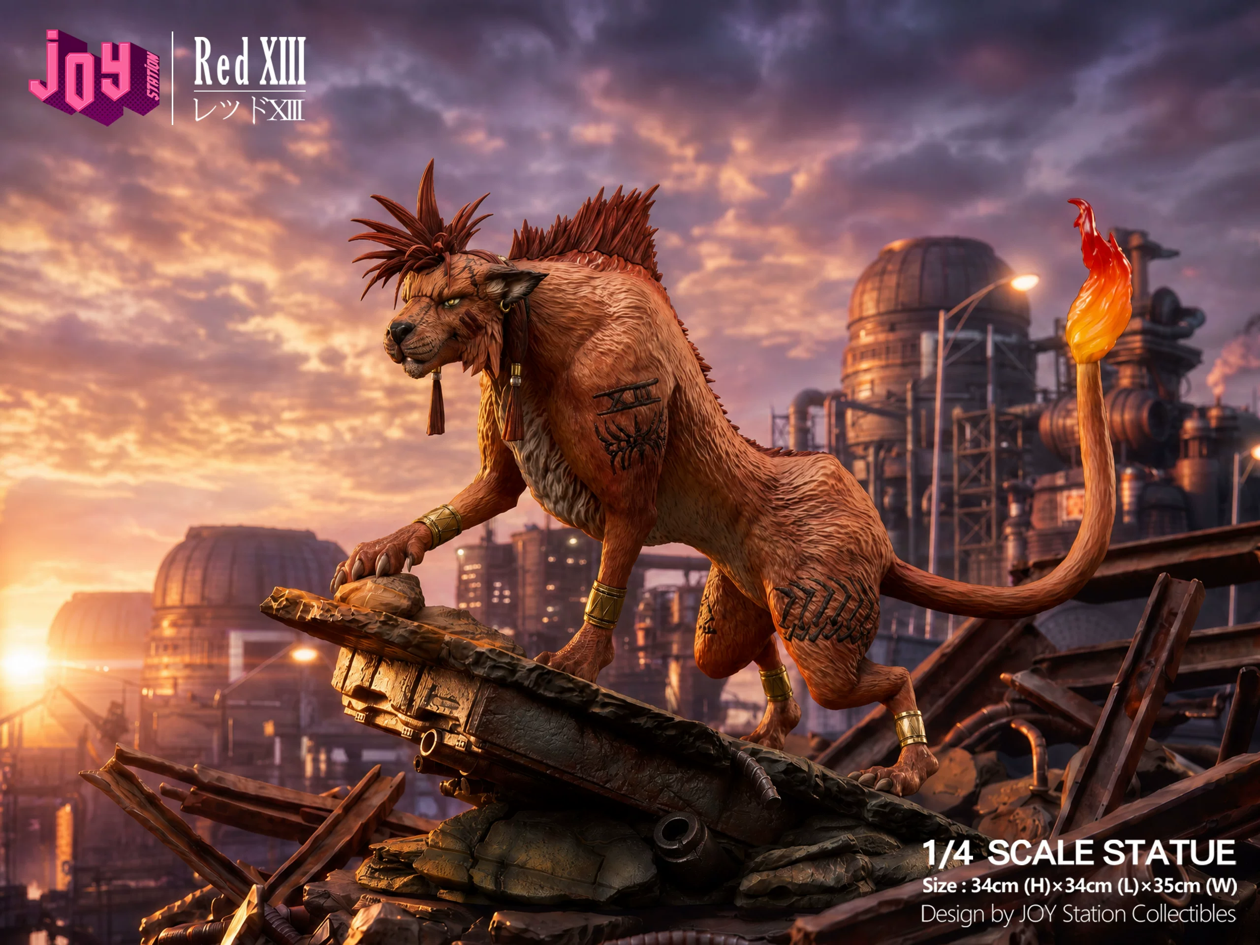 【Pre-sale】1/4 Scale Red XIII with LED-Final Fantasy-Joy Studio