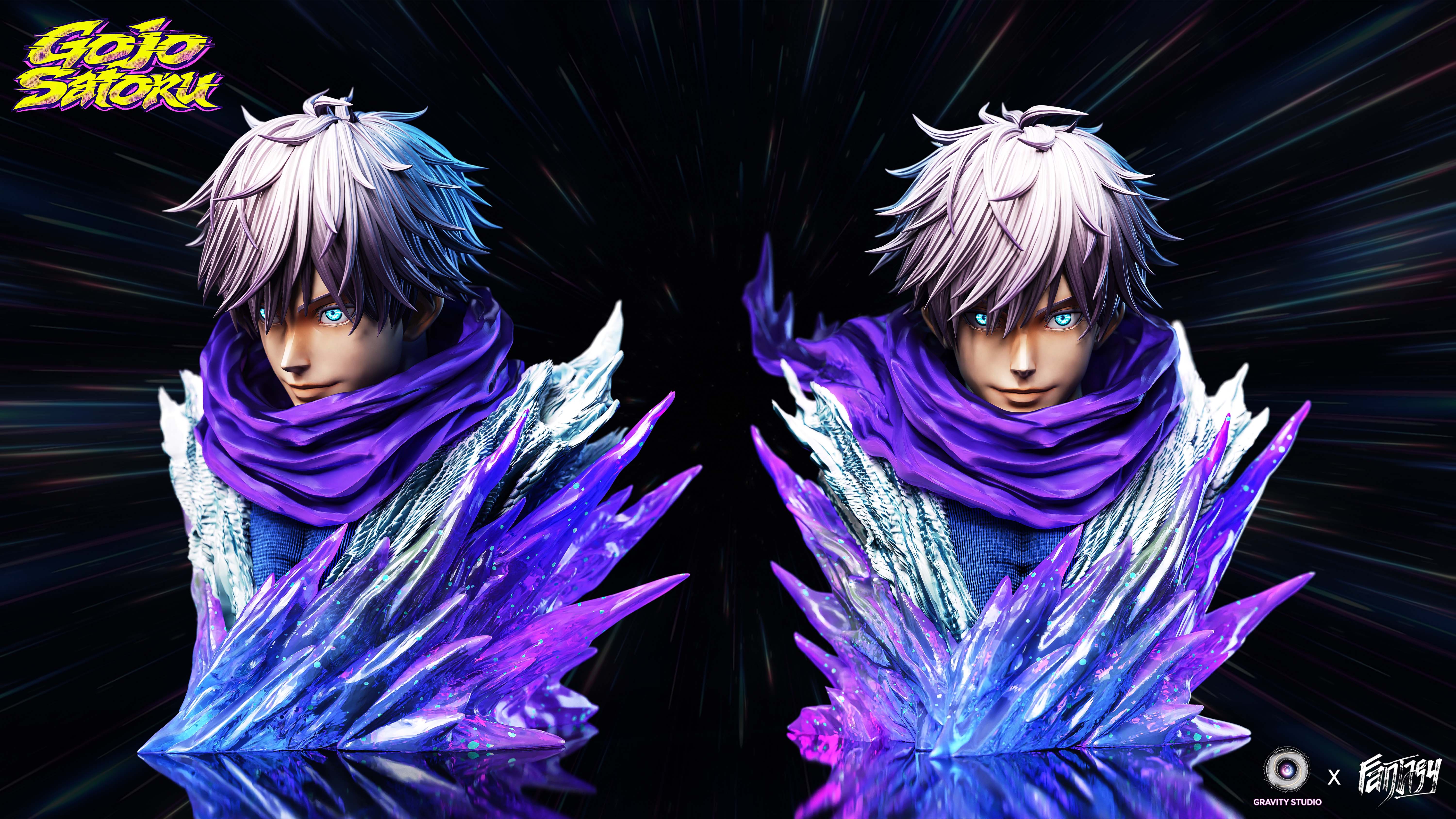 【Pre-sale】1/6 Scale Gojo Satoru with LED-Jujutsu Kaisen-Fantasy × Gravity Studio
