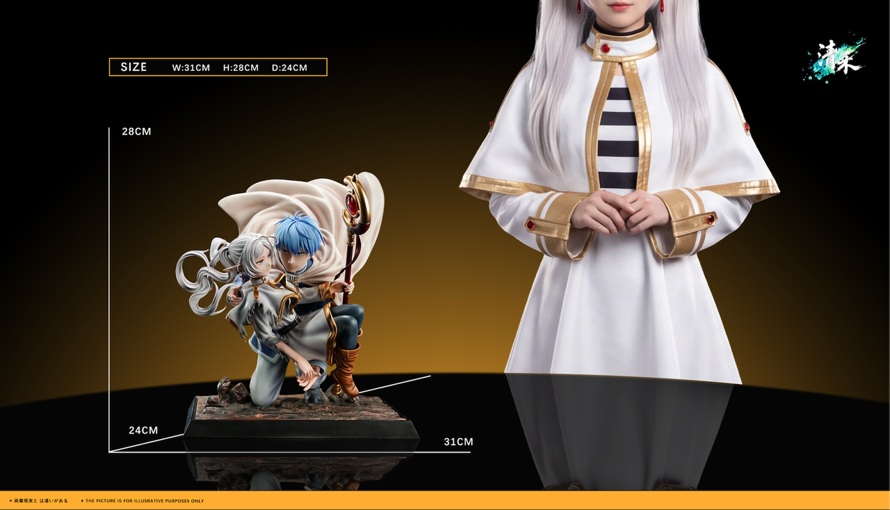 【Pre-sale】1/6 Scale Frieren and Himmel-Frieren: Beyond Journey's End-QingHe Studio