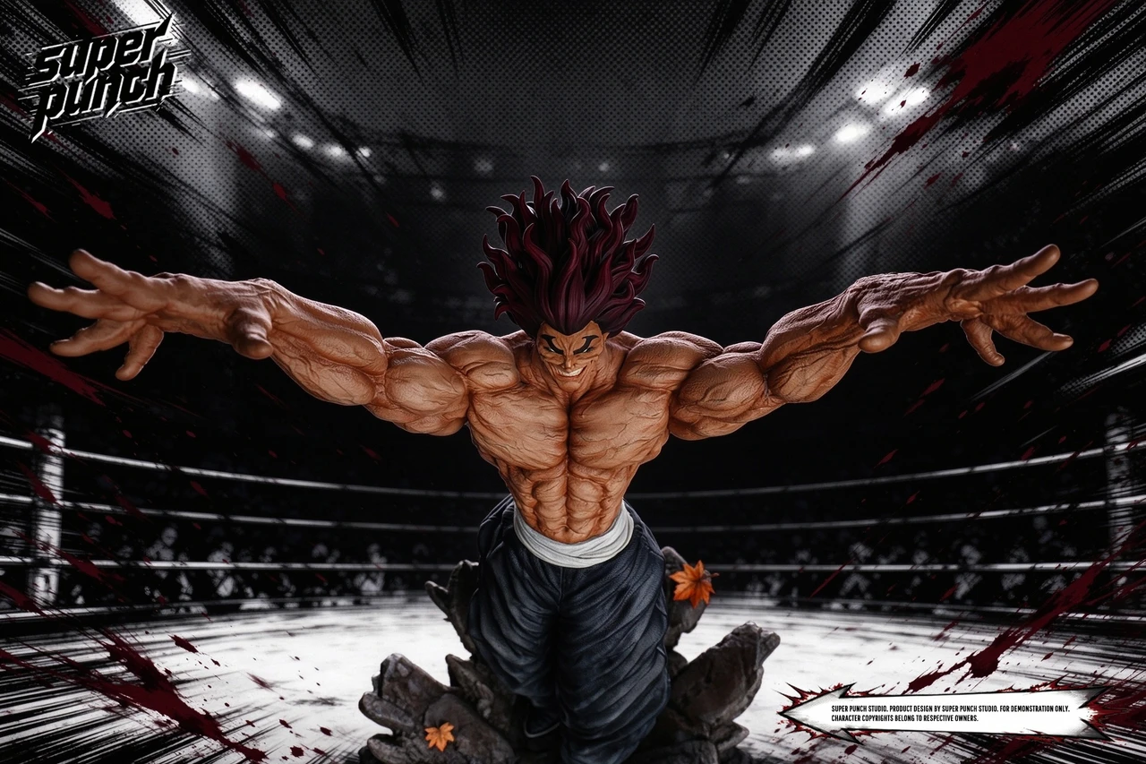 【Pre-sale】1/6 and 1/4 Scale Yujiro Hanma-Baki the Grappler-Super Punch Studio