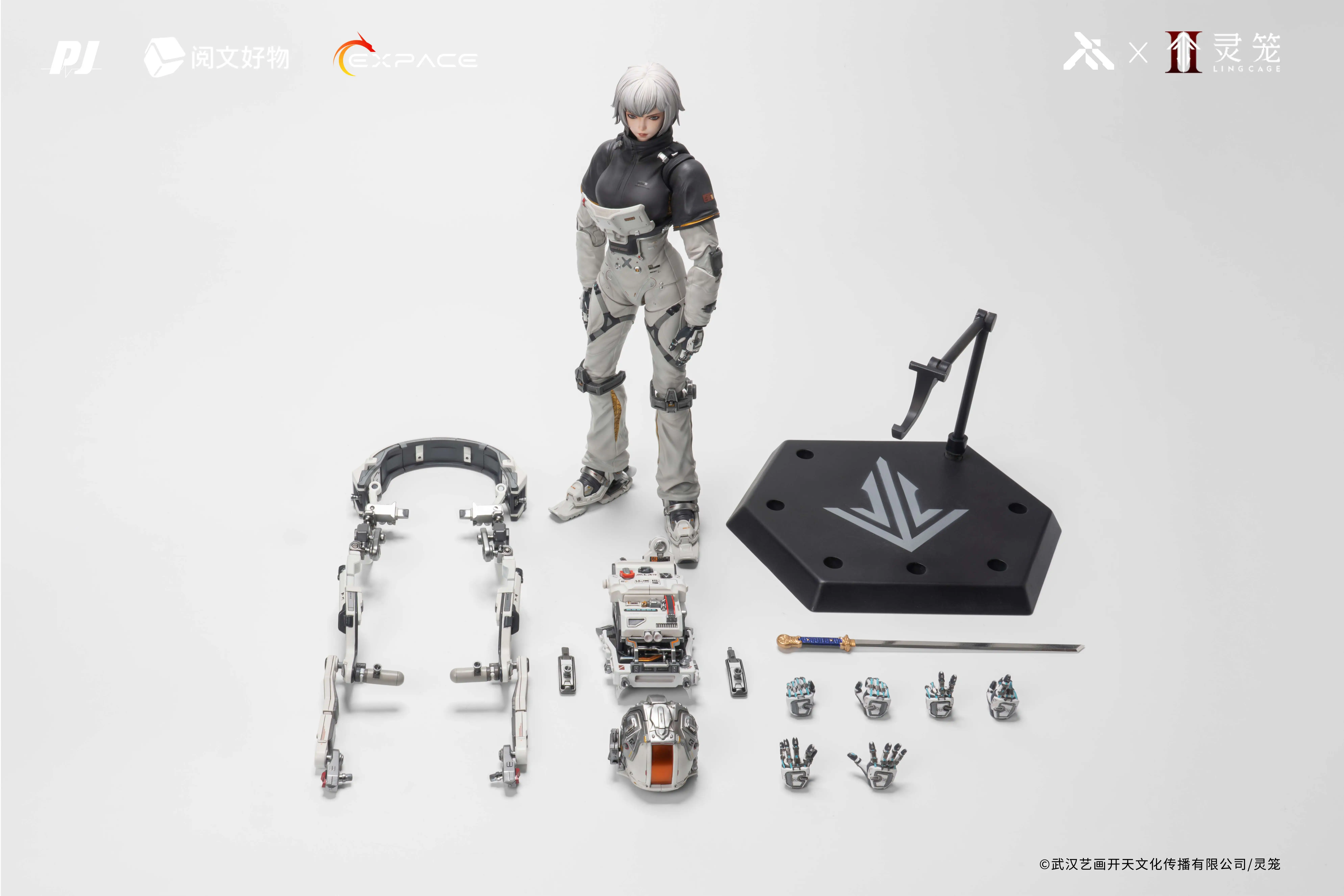 【Pre-sale】1/6 Scale Bai Yuekui Action Figure with LED Licensed-Ling Cage: INCARNATION-Moki Magic Studio