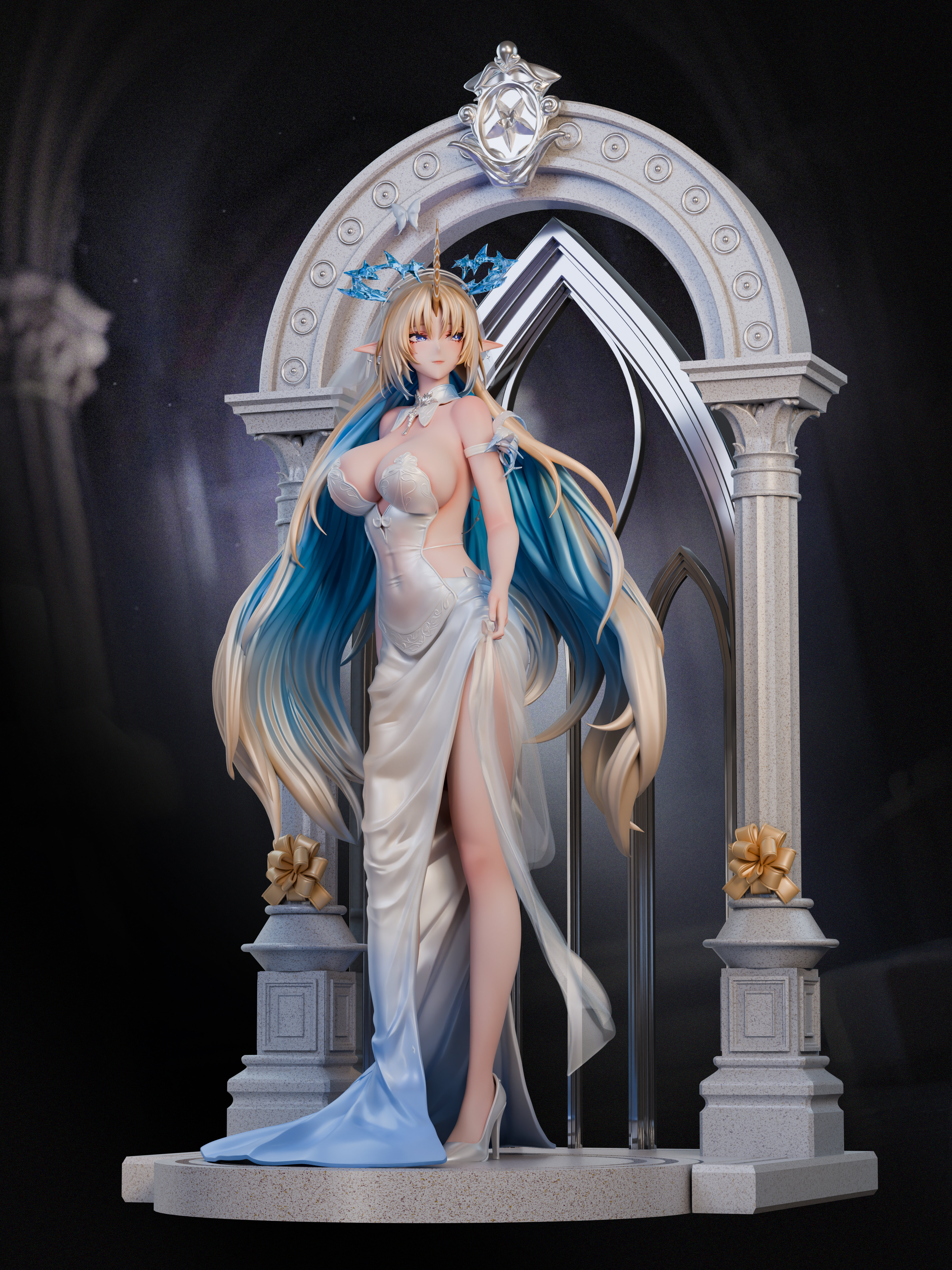 【Pre-sale】1/6 and 1/4 Scale Weddinhg Dress Cartethyia-Wuthering Wave-Hyperion Studio