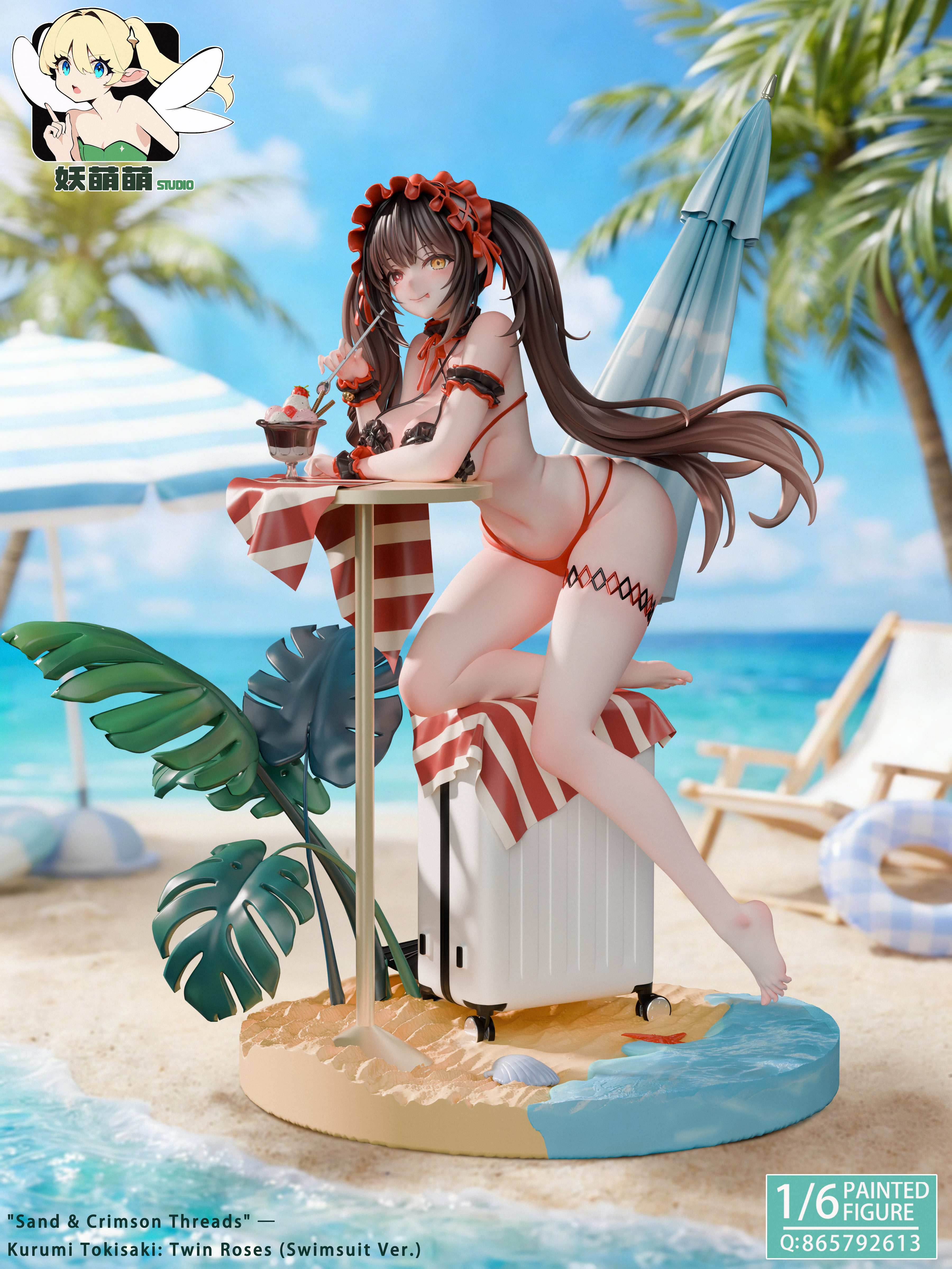 【Pre-sale closed】1/6 Scale Swimming Suit Tokisaki Kurumi-YMM Studio