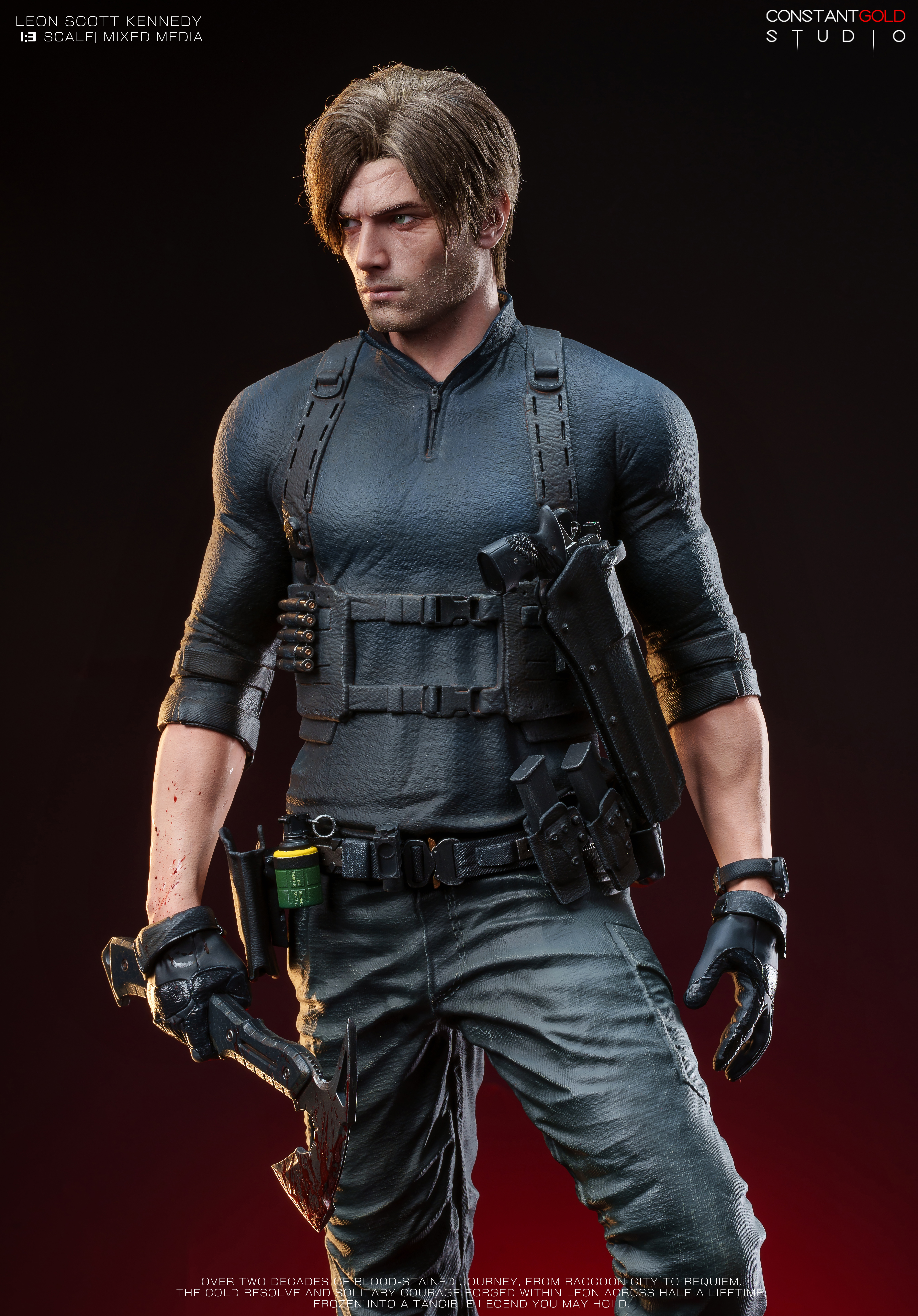 【Pre-sale】1/3 Scale Leon S Kennedy-Resident Evil-ConstantGold Studio