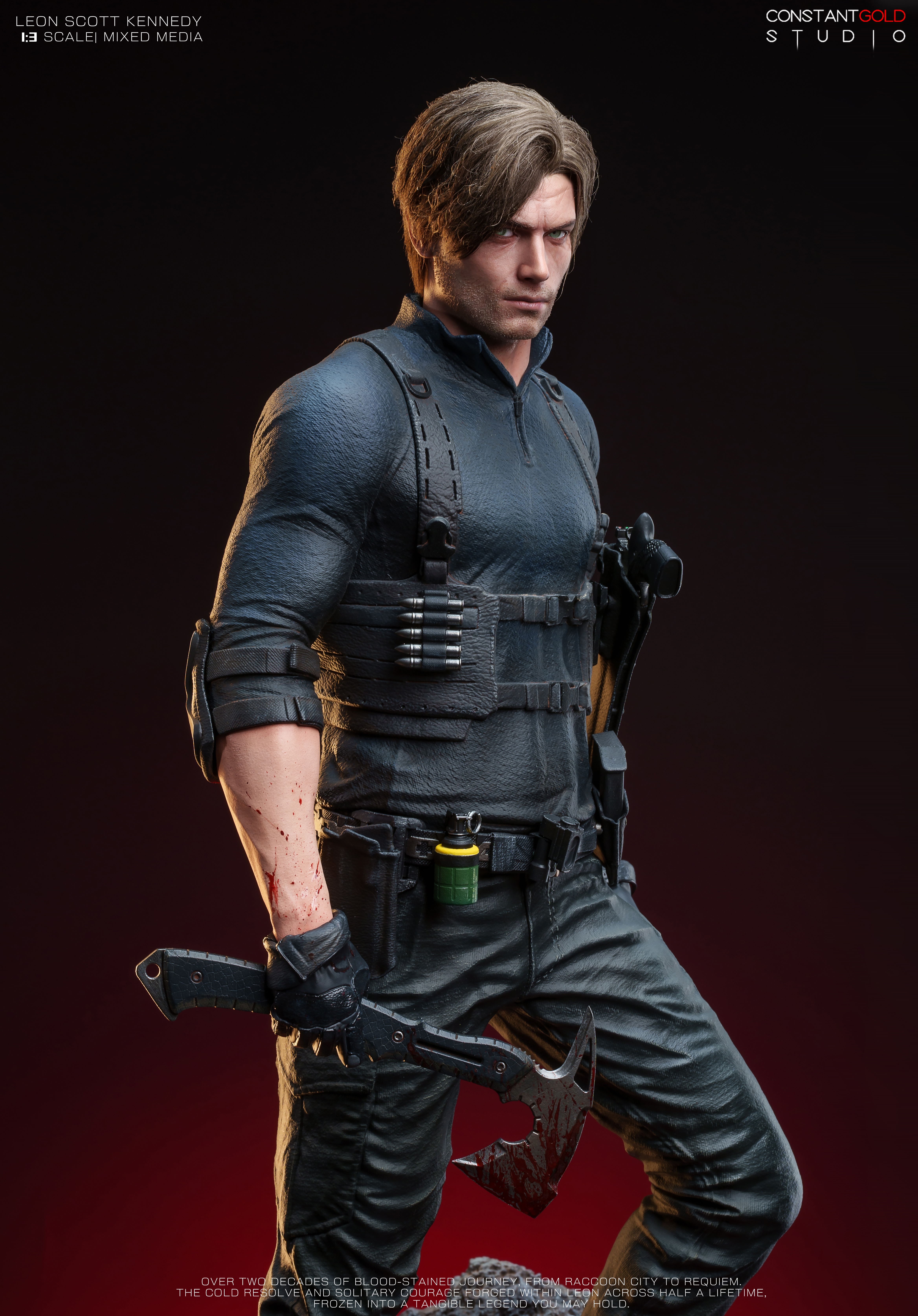 【Pre-sale】1/3 Scale Leon S Kennedy-Resident Evil-ConstantGold Studio