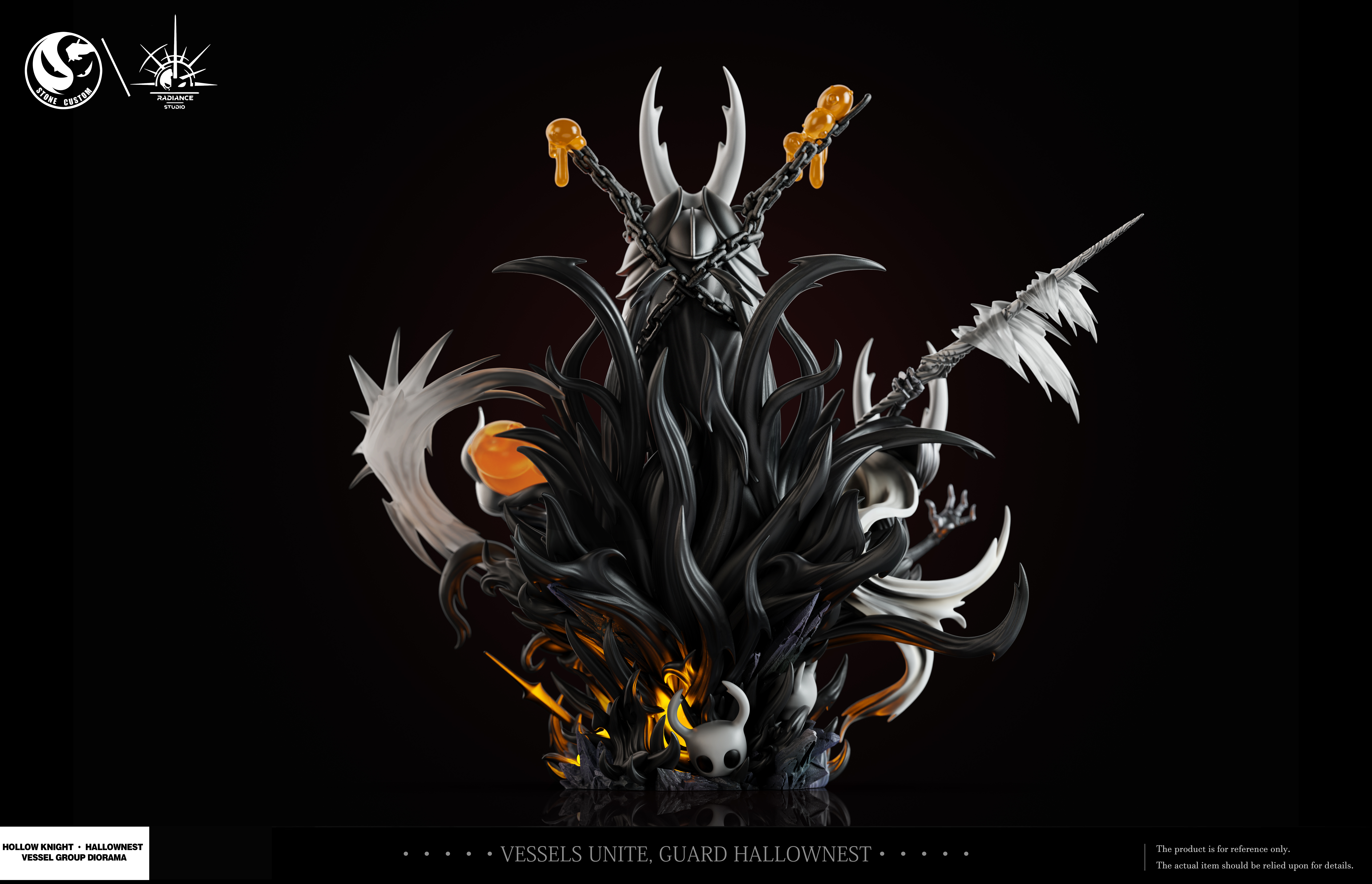 【Pre-sale】Hallownest Vessel Group with LED-Hollow Knight-Stone Custom × Radiance Studio