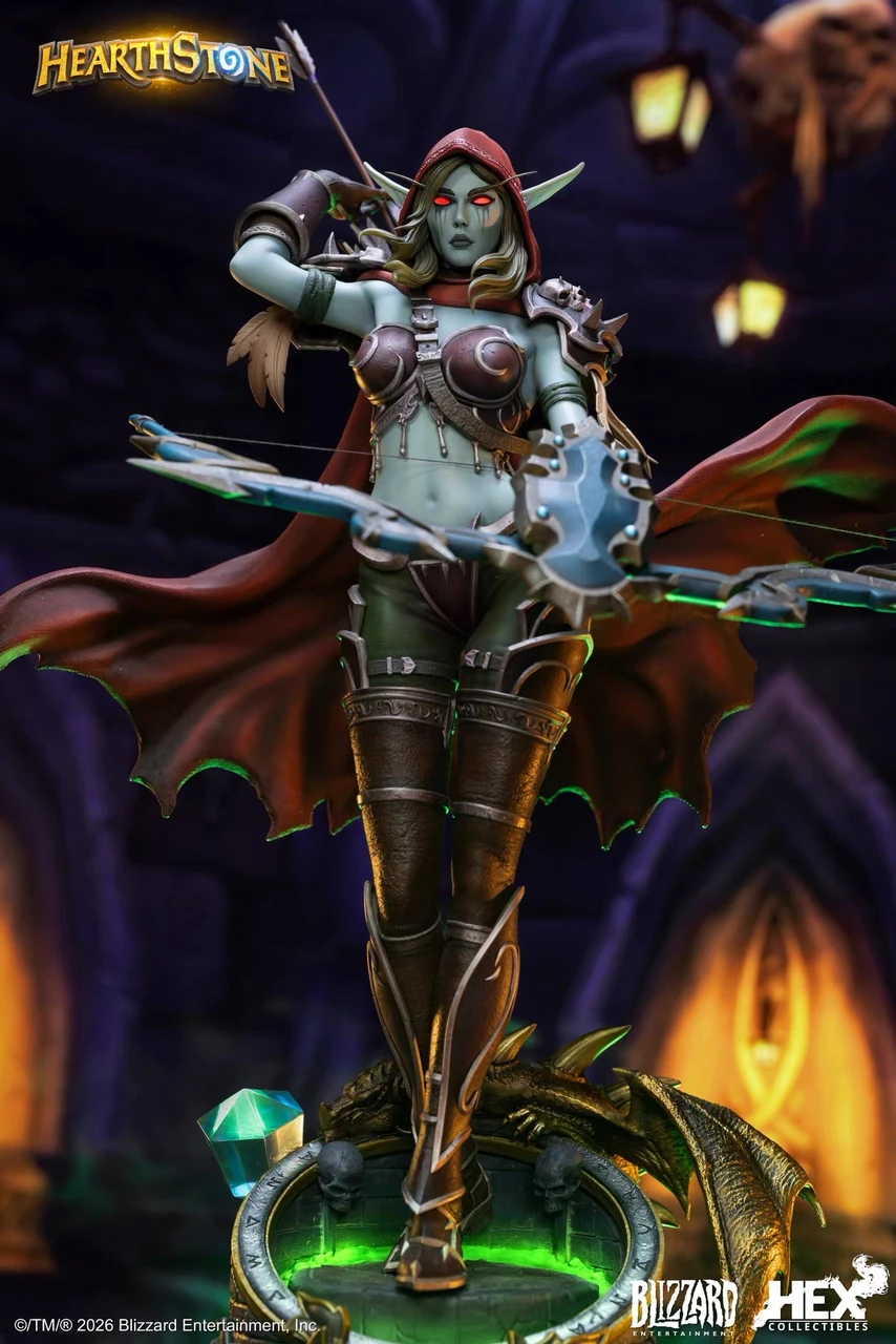 【Pre-sale】1/6 Scale Sylvanas Windrunner with LED Licensed-HearthStone: Heroes of Warcraft-HEX Collectibles × Blizzard