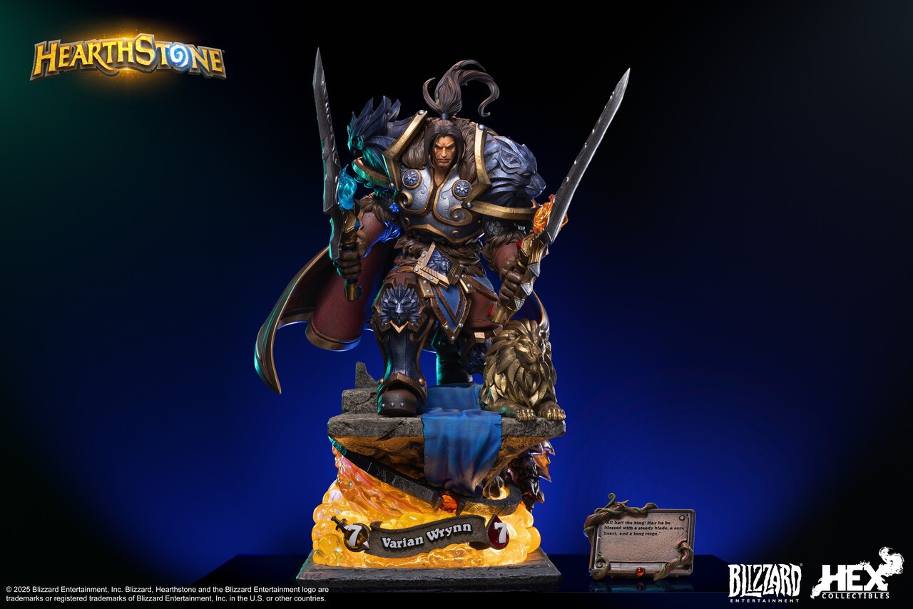 【Pre-sale】1/6 and 1/10 Scale Varian Wrynn with LED Licensed-HEX Collectibles × Blizzard