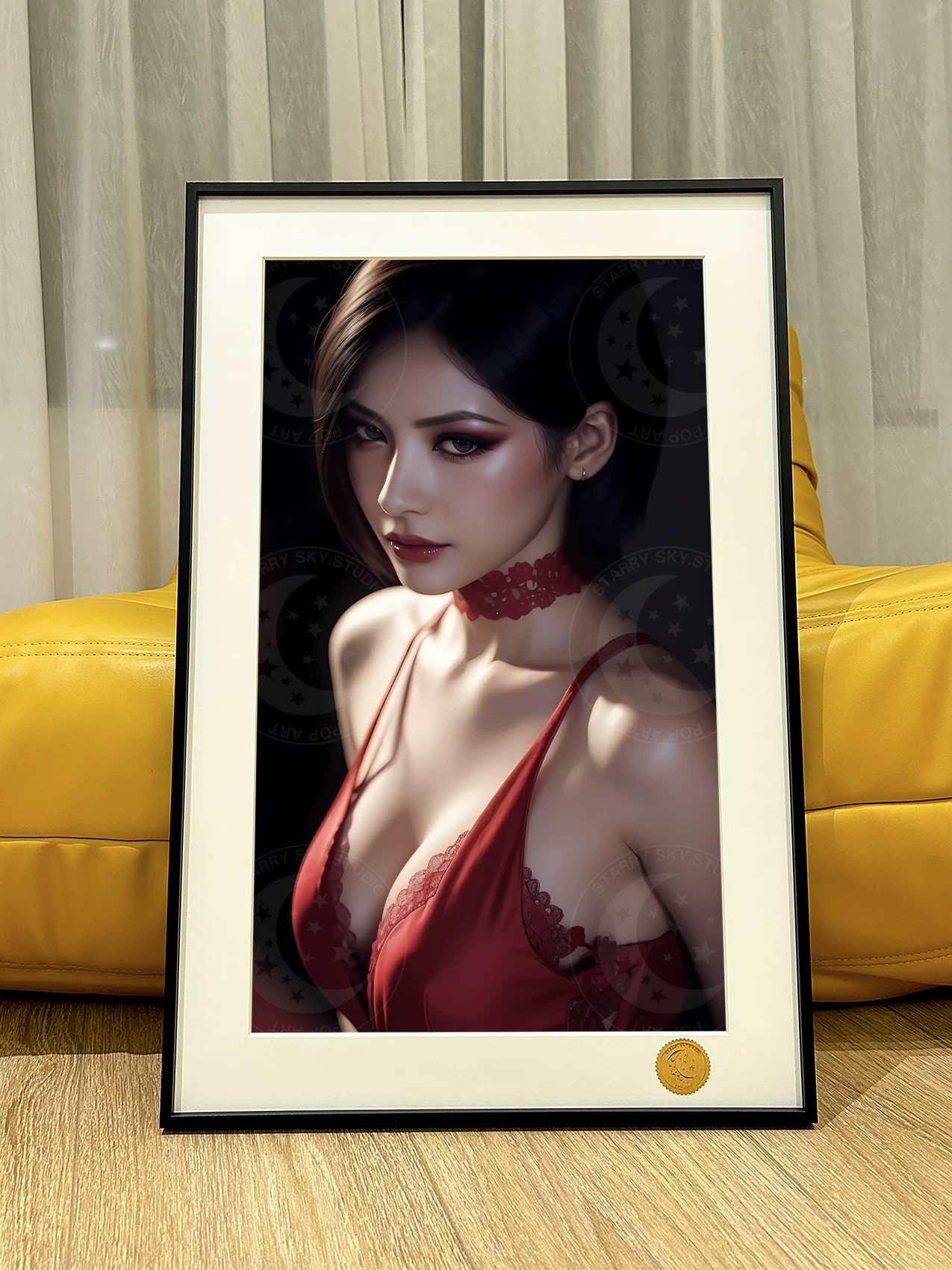 【Pre-sale】Decorative Painting of Red Ada Wong-Resident Evil-XingKong Studio