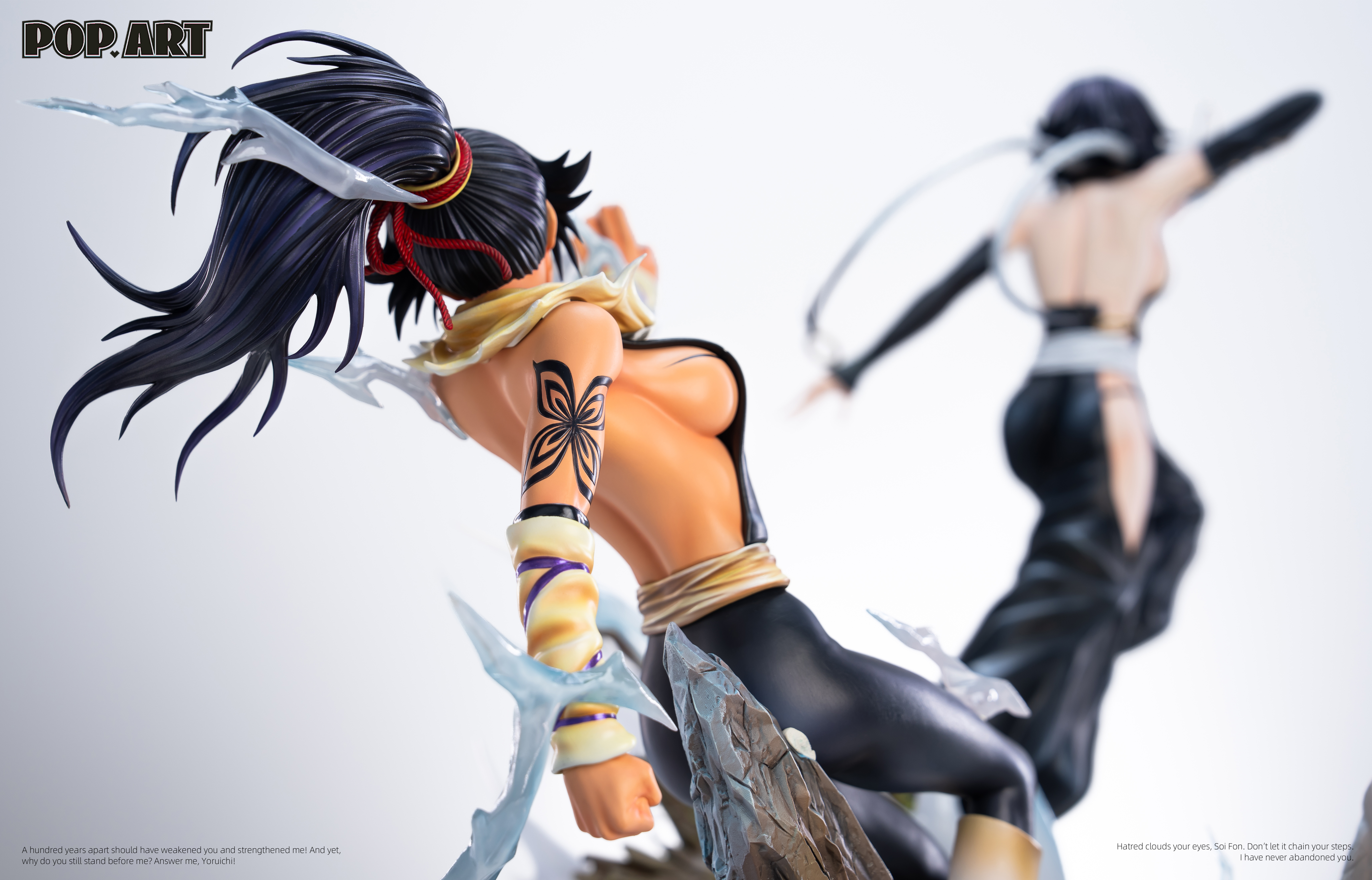 【Pre-sale】1/6 Scale Soi Fon and Shihouin Yoruichi-Bleach-POP.ART Studio