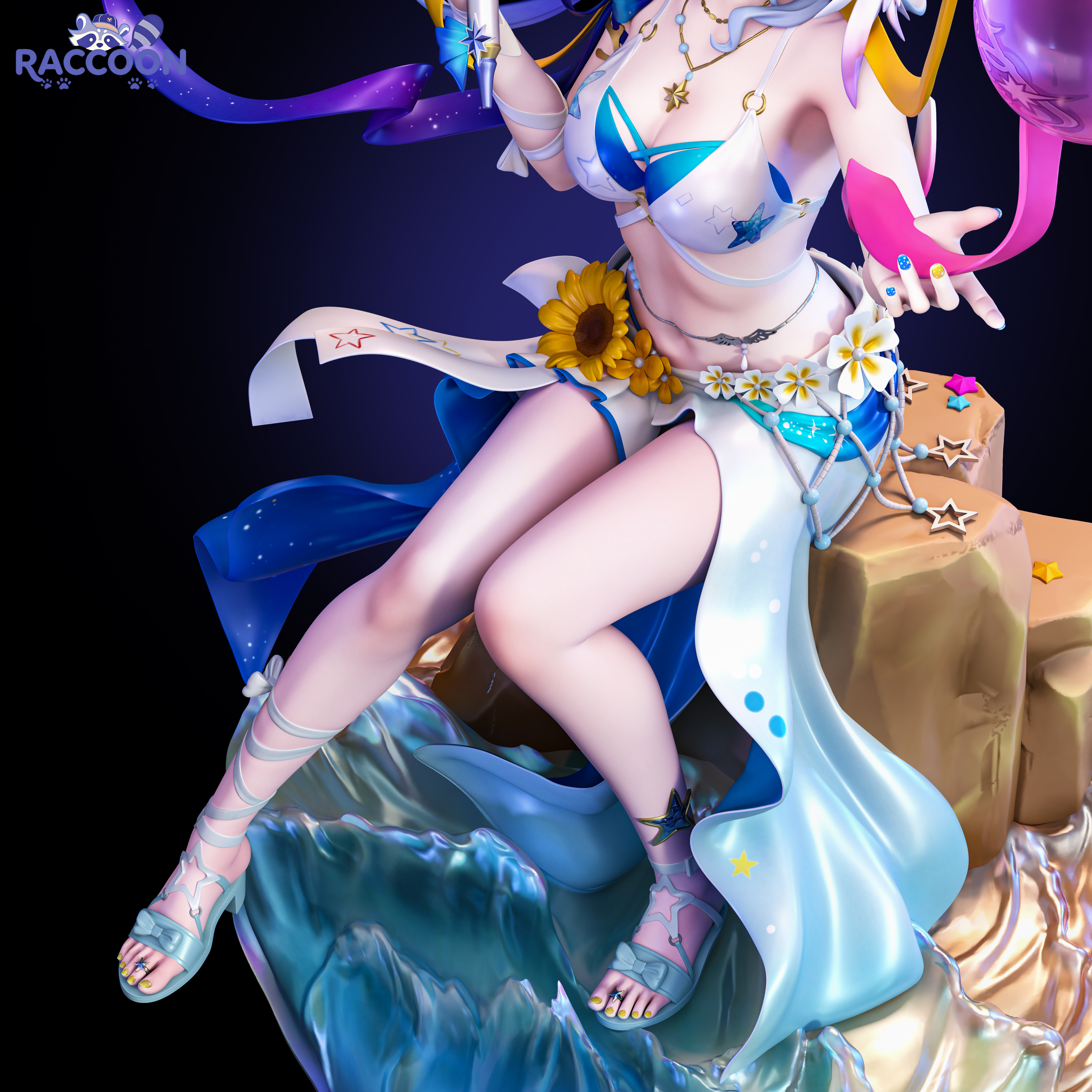 【Pre-sale】1/6 Scale Summeretto Robin-Honkai: Star Rail-Raccoon (XHX) Studio