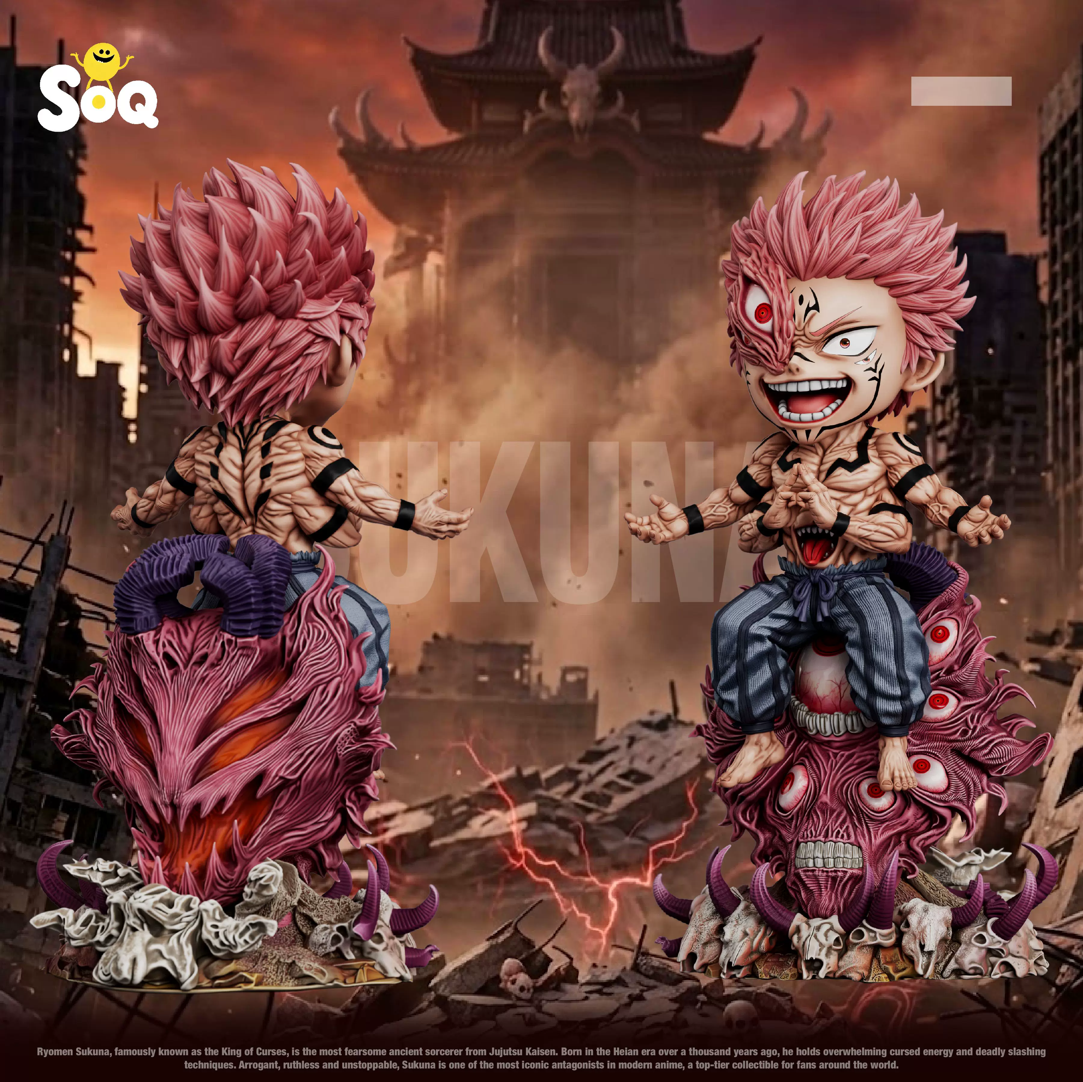 【Pre-sale】Ryomen Sukuna 2.0-Jujutsu Kaisen-SOQ Studio