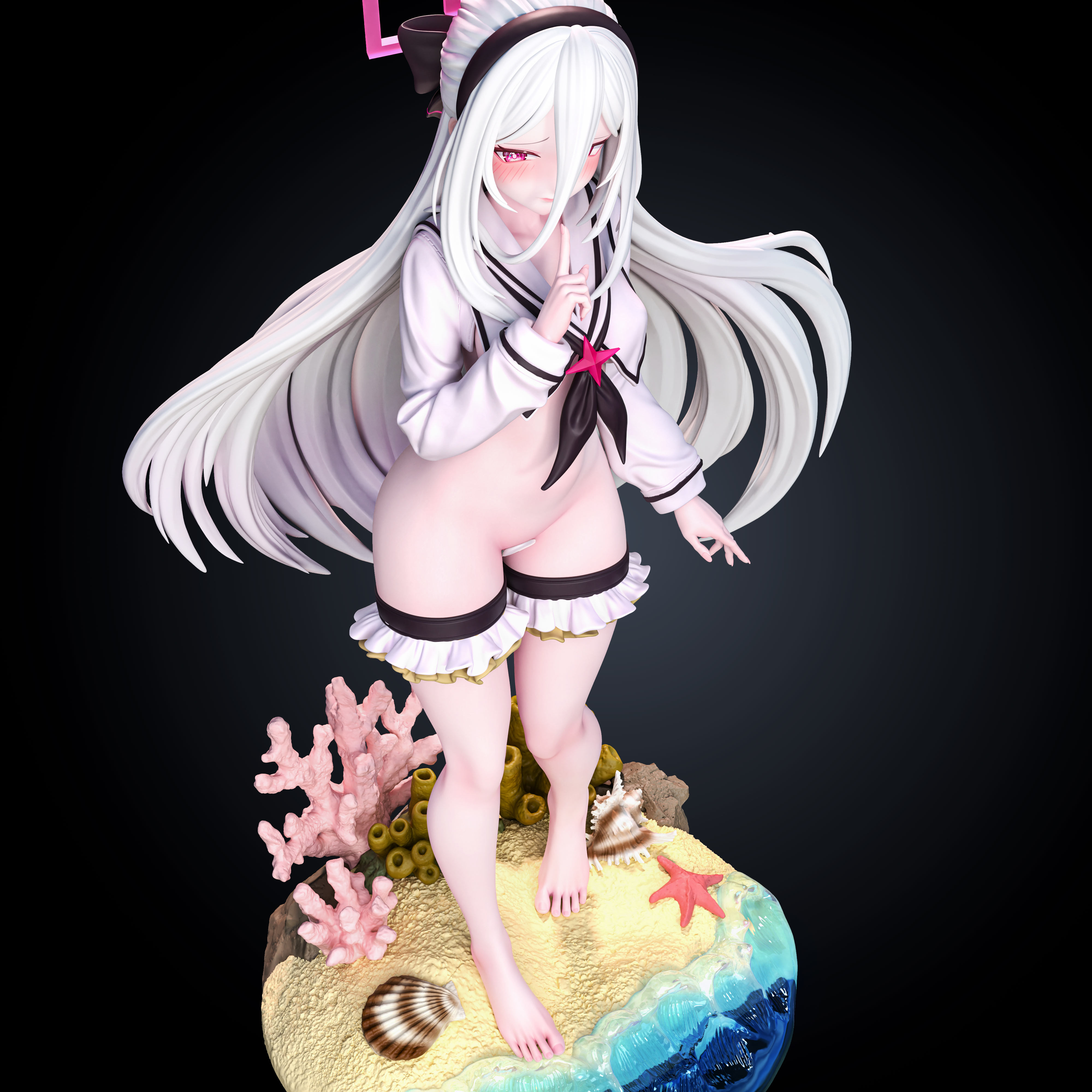 【Pre-sale】1/6 and 1/4 Scale Sandbeach KEI-Blue Archive-JiMeng Studio