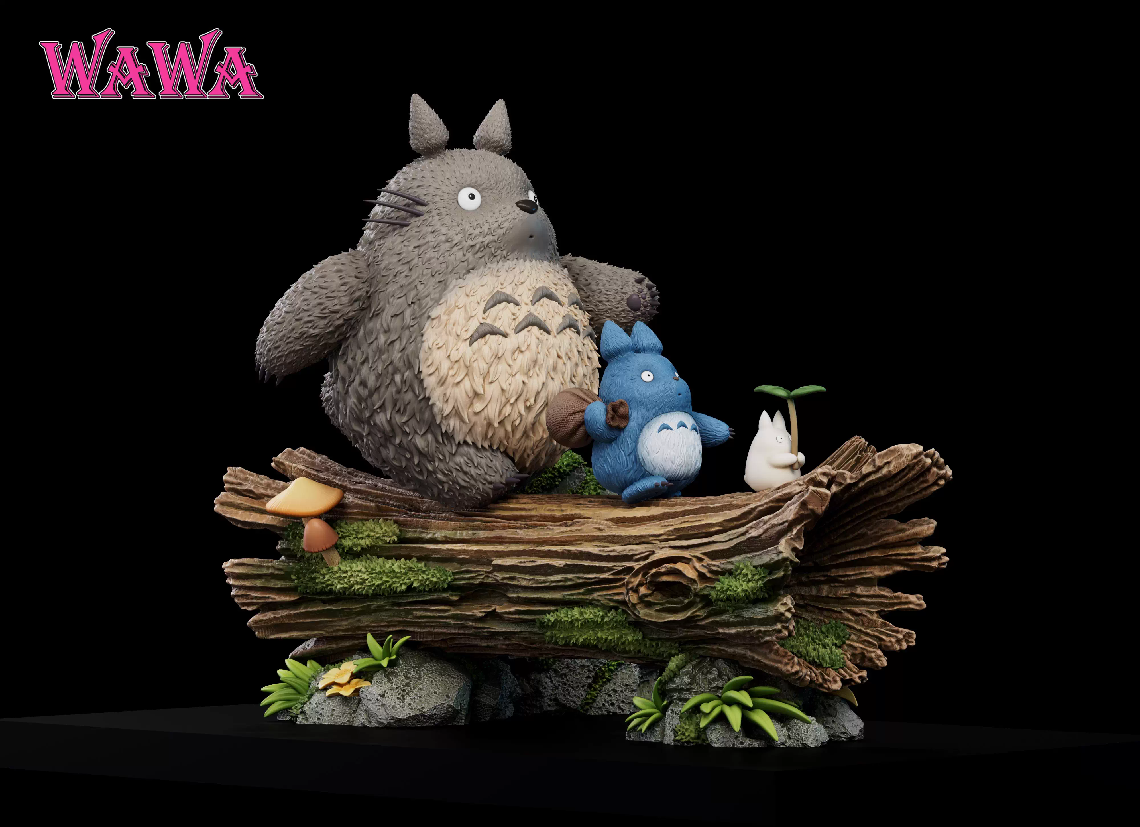 【Pre-sale】Three Totoros-WAWA Studio