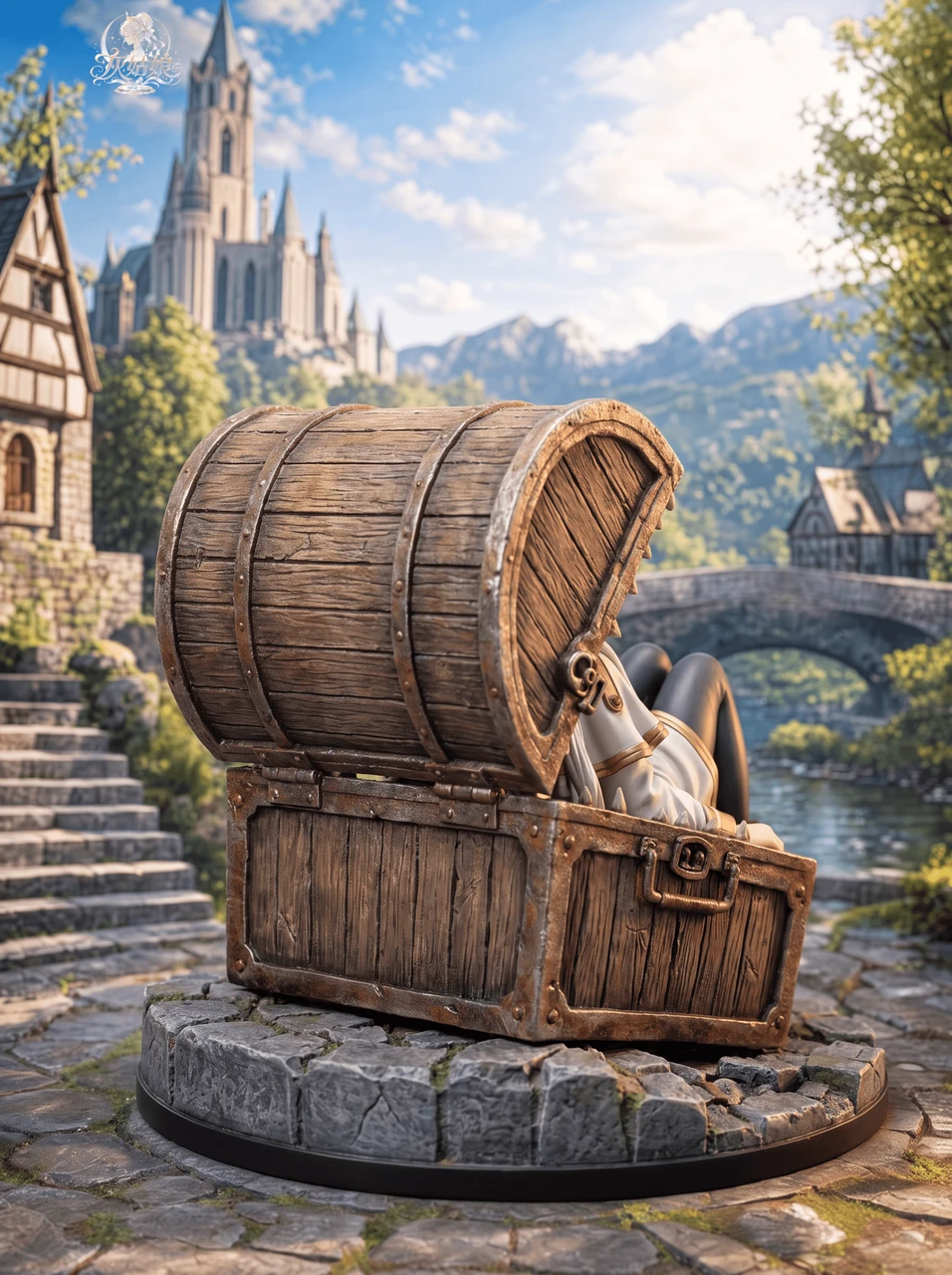 【Pre-sale】1/6 Scale Frieren in Treasure Chest-Frieren: Beyond Journey's End-Cinderella Studio