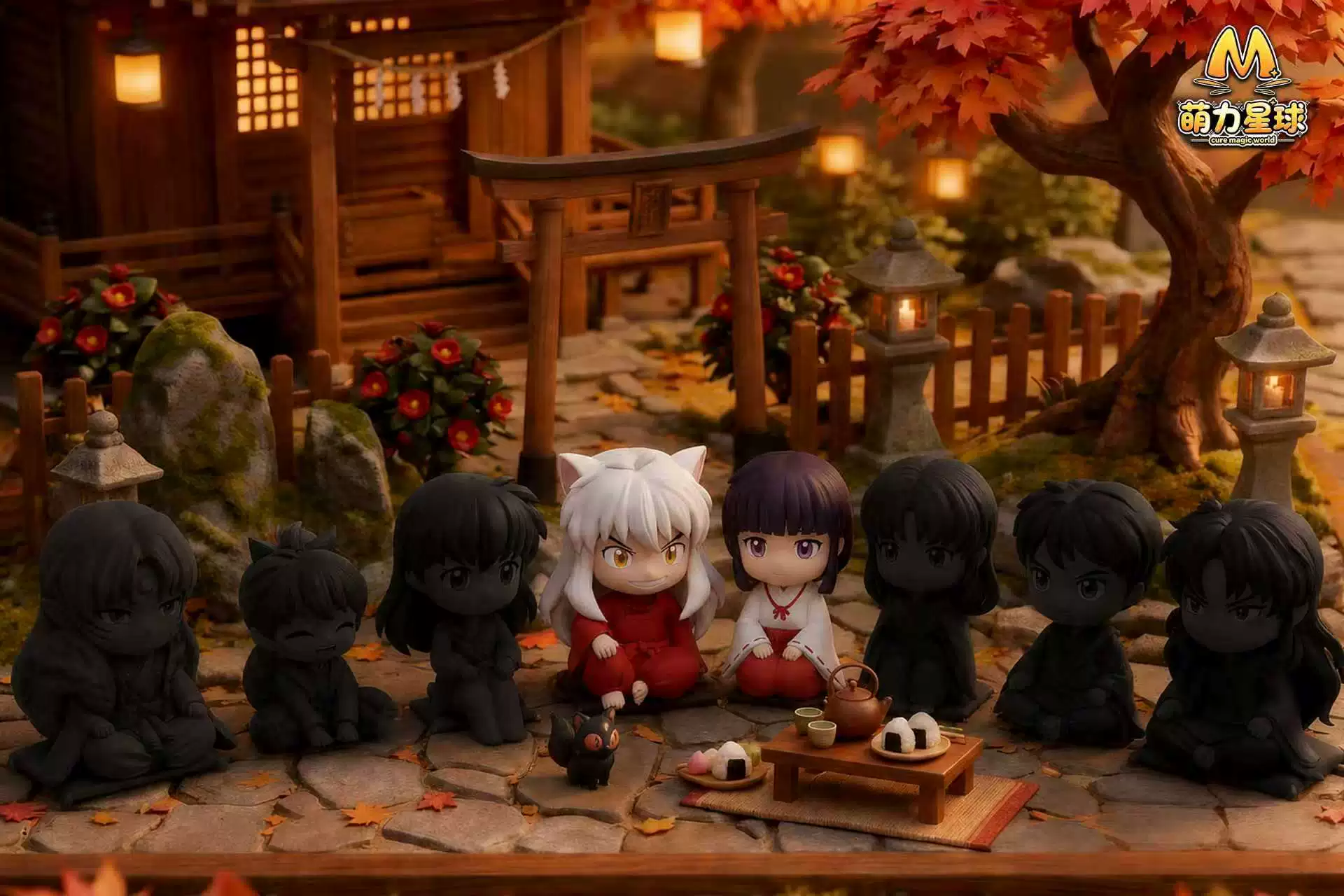 【Pre-sale】Q Version Inuyasha and Kikyō-InuYasha-Cure Magic World Studio