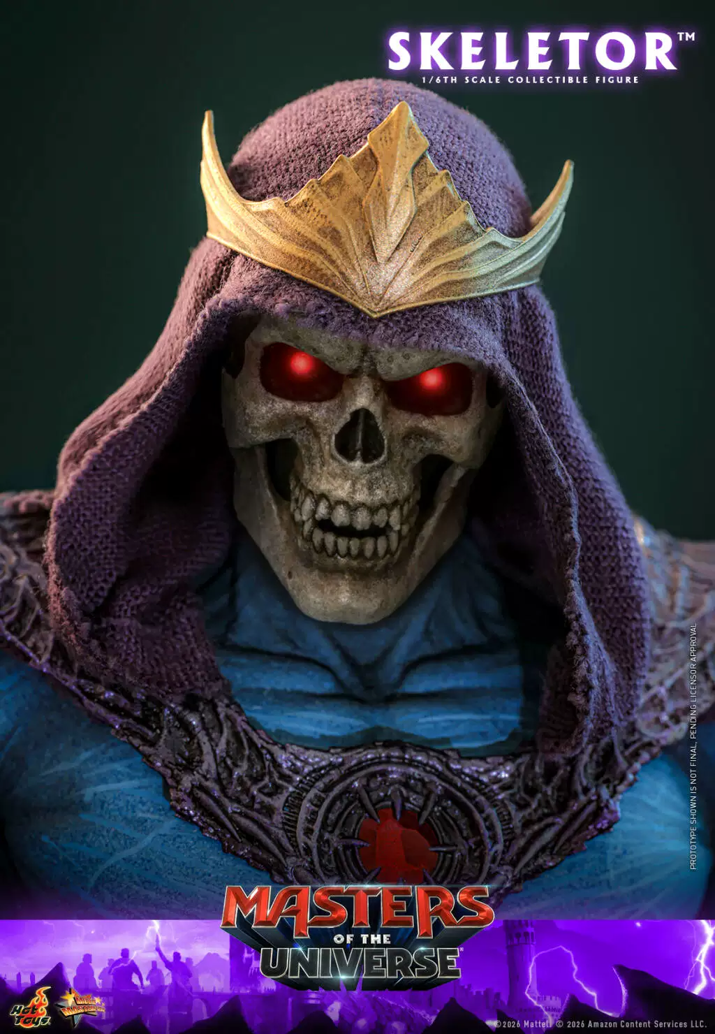 【Pre-sale】1/6 Scale MMS889 Masters of the Universe Skeletor-HotToys Studio