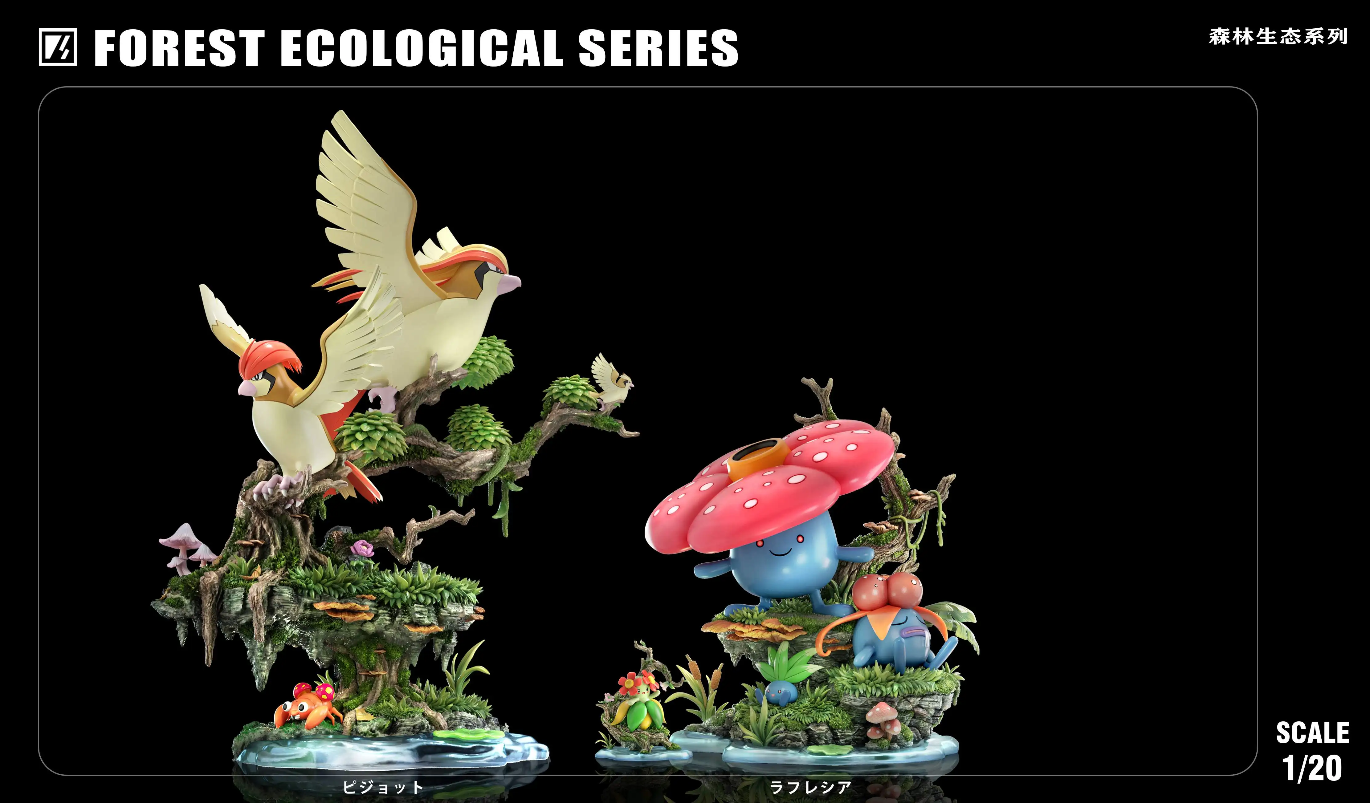 【Pre-sale】1/20 Scale Pidgeot Evolution Group-Pokemon-VS Studio
