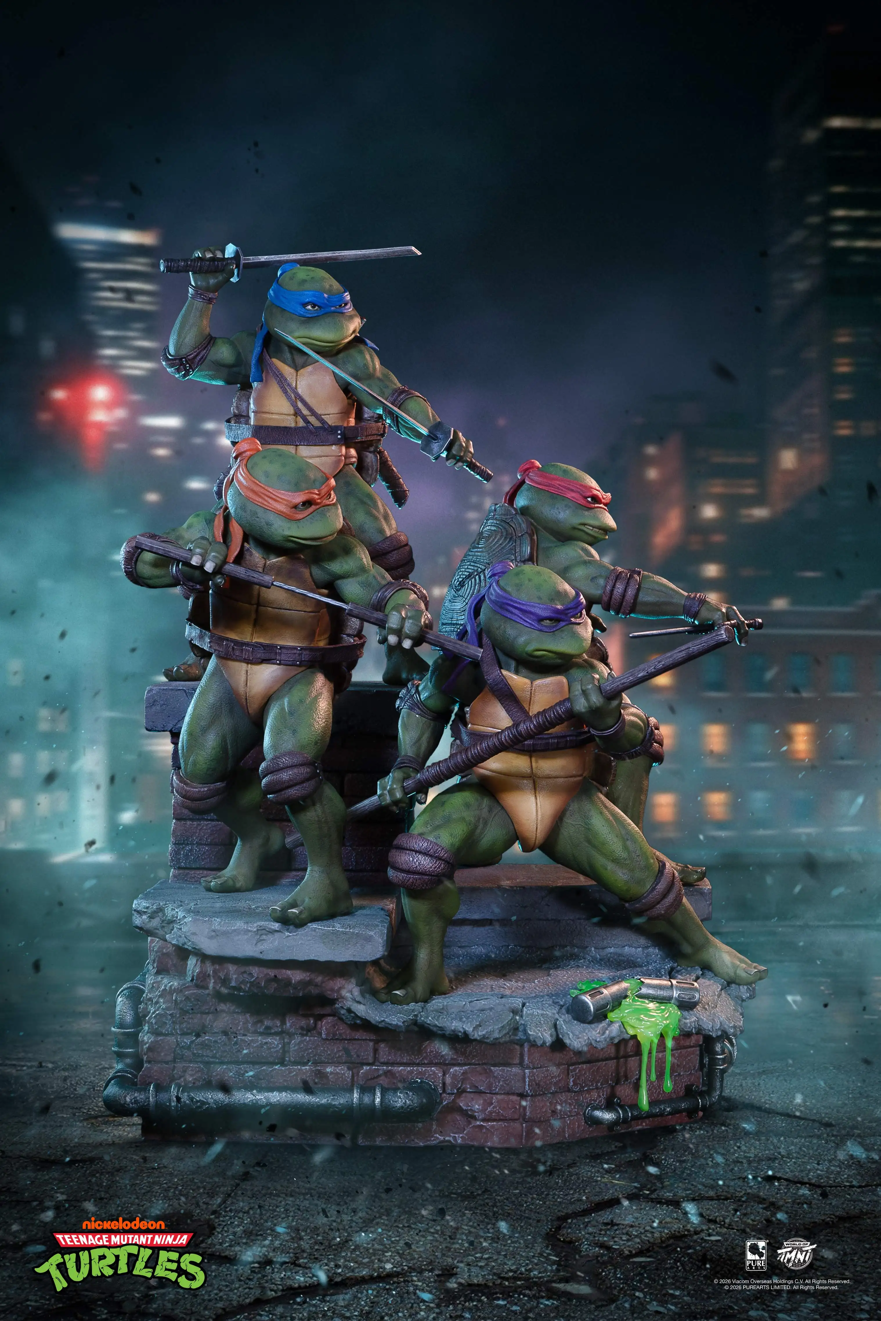 【Pre-sale】1/6 Scale MOVIE DIORAMA Teenage Mutant Ninja Turtles-Purearts Studio