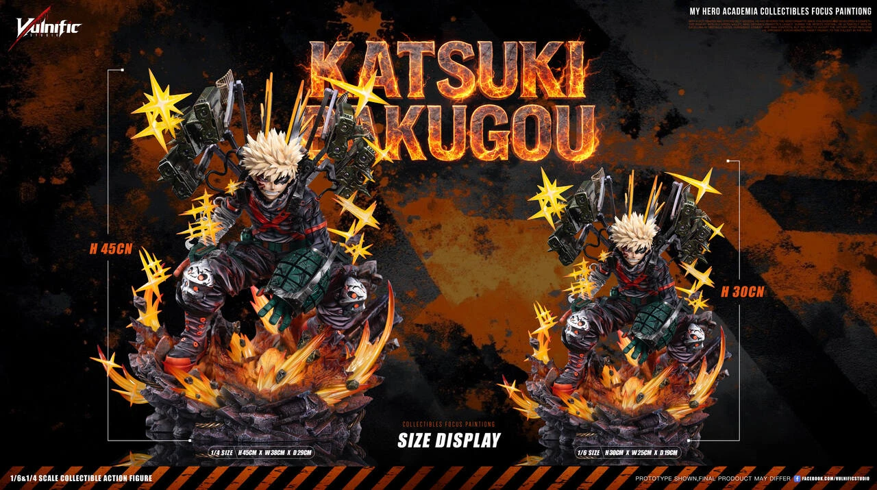 【Pre-sale】1/6 and 1/4 Scale Katsuki Bakugo-My Hero Academia-Vulnific Studio