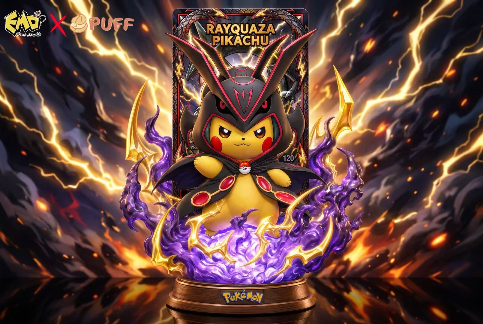 【Pre-sale】005 Rayquaza Pikachu-Pokemon-Emo X Puff Studio