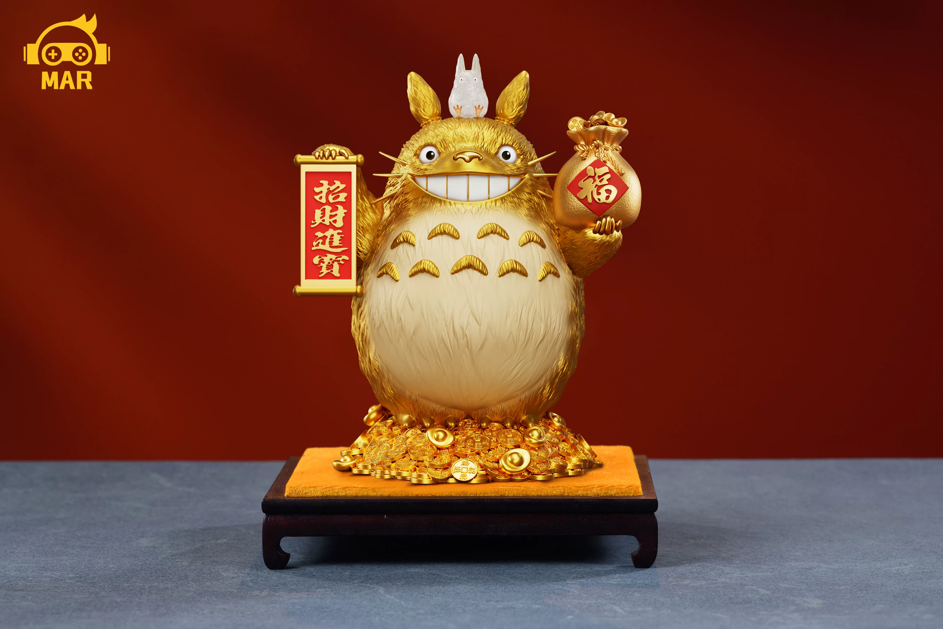 【Pre-sale】Wealth Attraction Calcifer, Totoro and Boh-MAR Studio