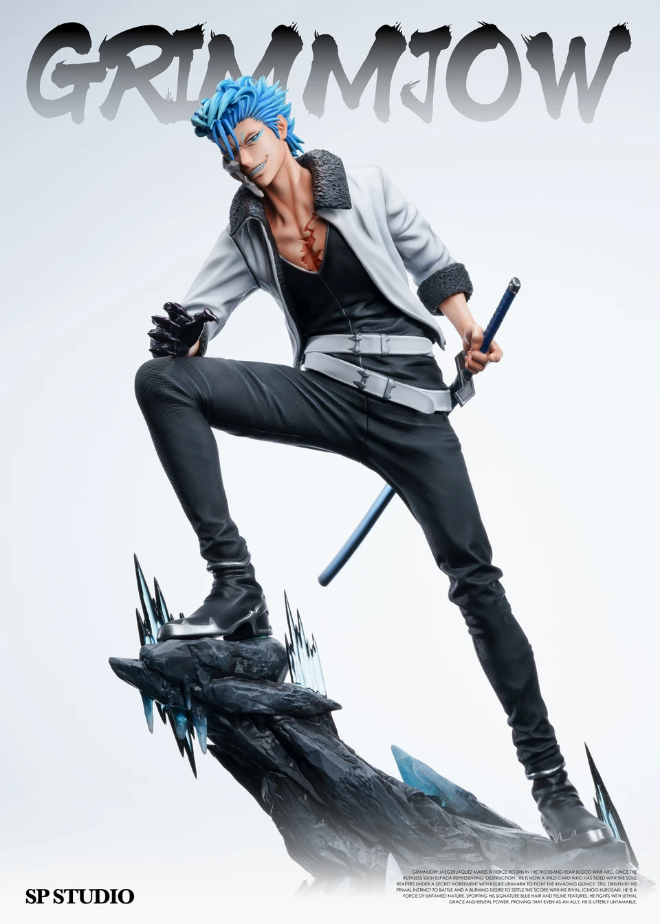 【Pre-sale】1/6 and 1/4 Scale Grimmjow Jaegerjaques-Bleach-Super Punch Studio