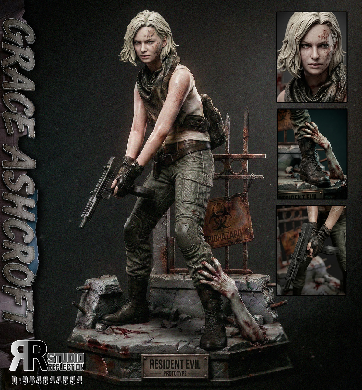 【Pre-sale closed】1/4 Scale Requiem Grace Apocalypse costume-Reflection Studio