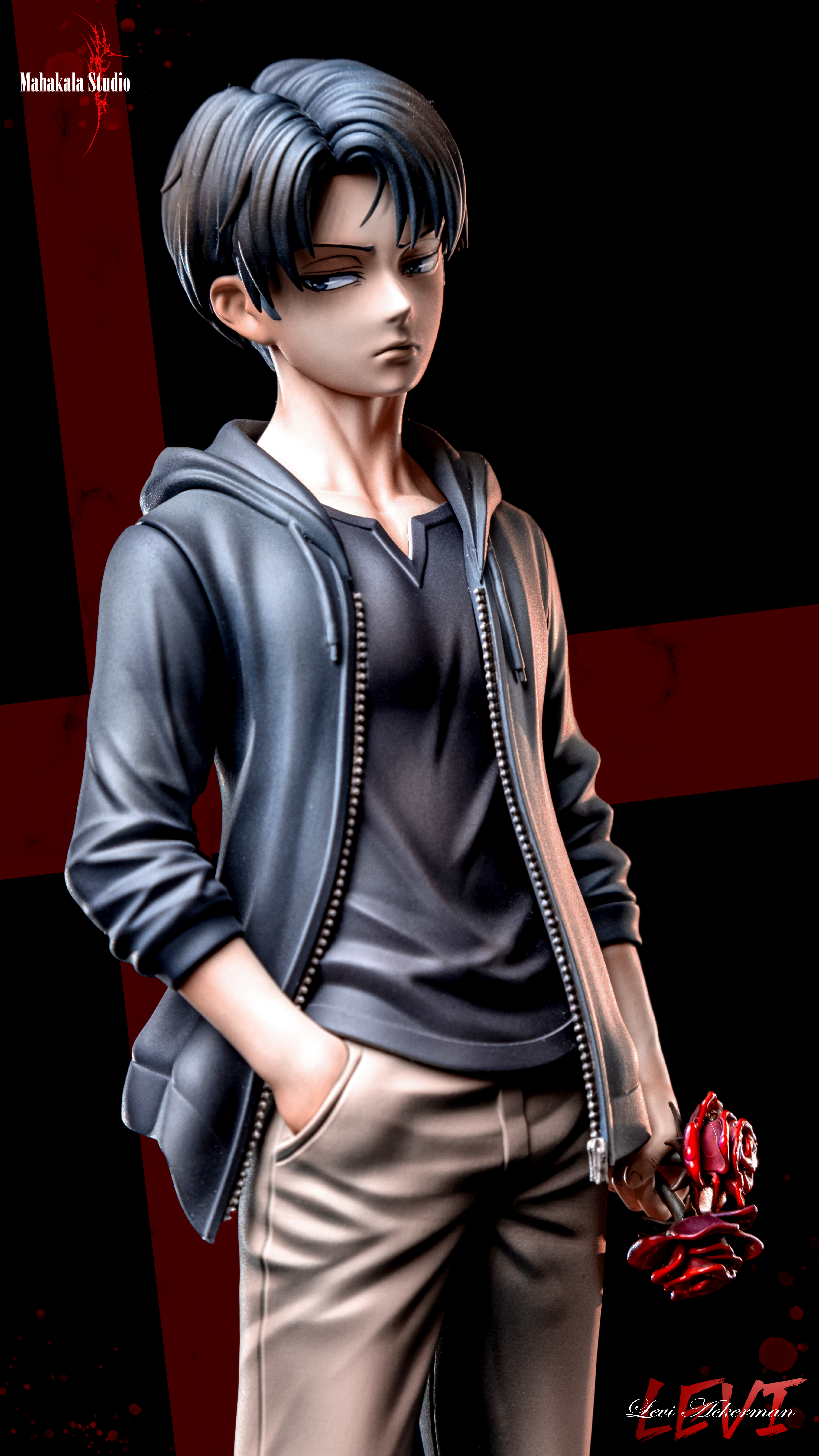 【Pre-sale】1/6 Scale Levi Ackerman in His Childhood-Attack on Titan-Mahakala Studio