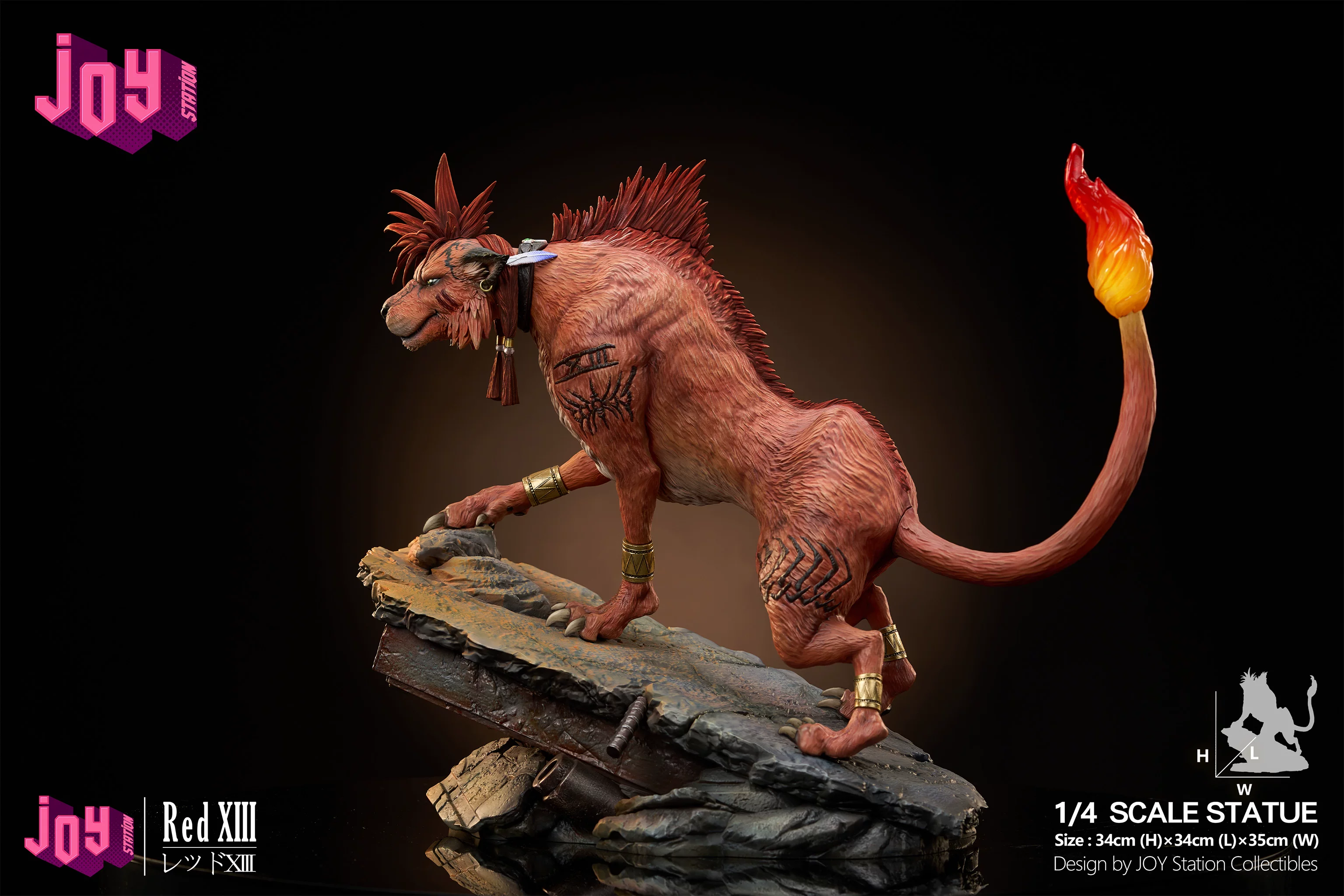 【Pre-sale】1/4 Scale Red XIII with LED-Final Fantasy-Joy Studio